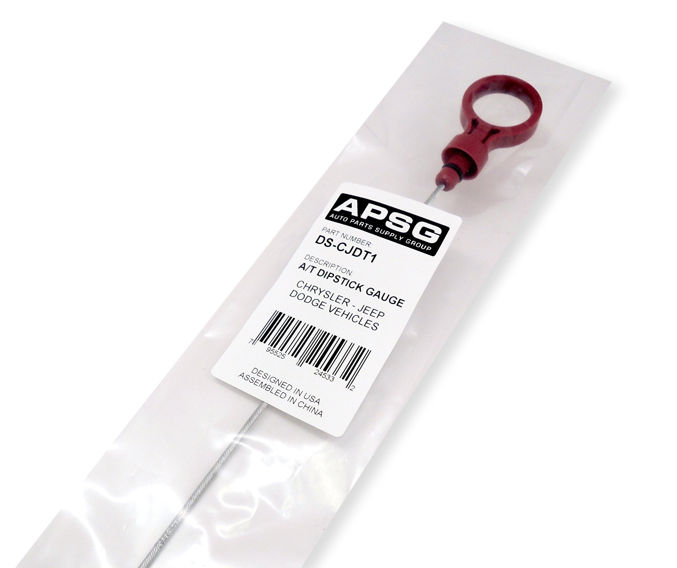 Transmission Fluid Dipstick - Tool - | Compatible With Chrysler Jeep Dodge Vw Vehicles. | W/Instructions + Cap O-Ring | Automati
