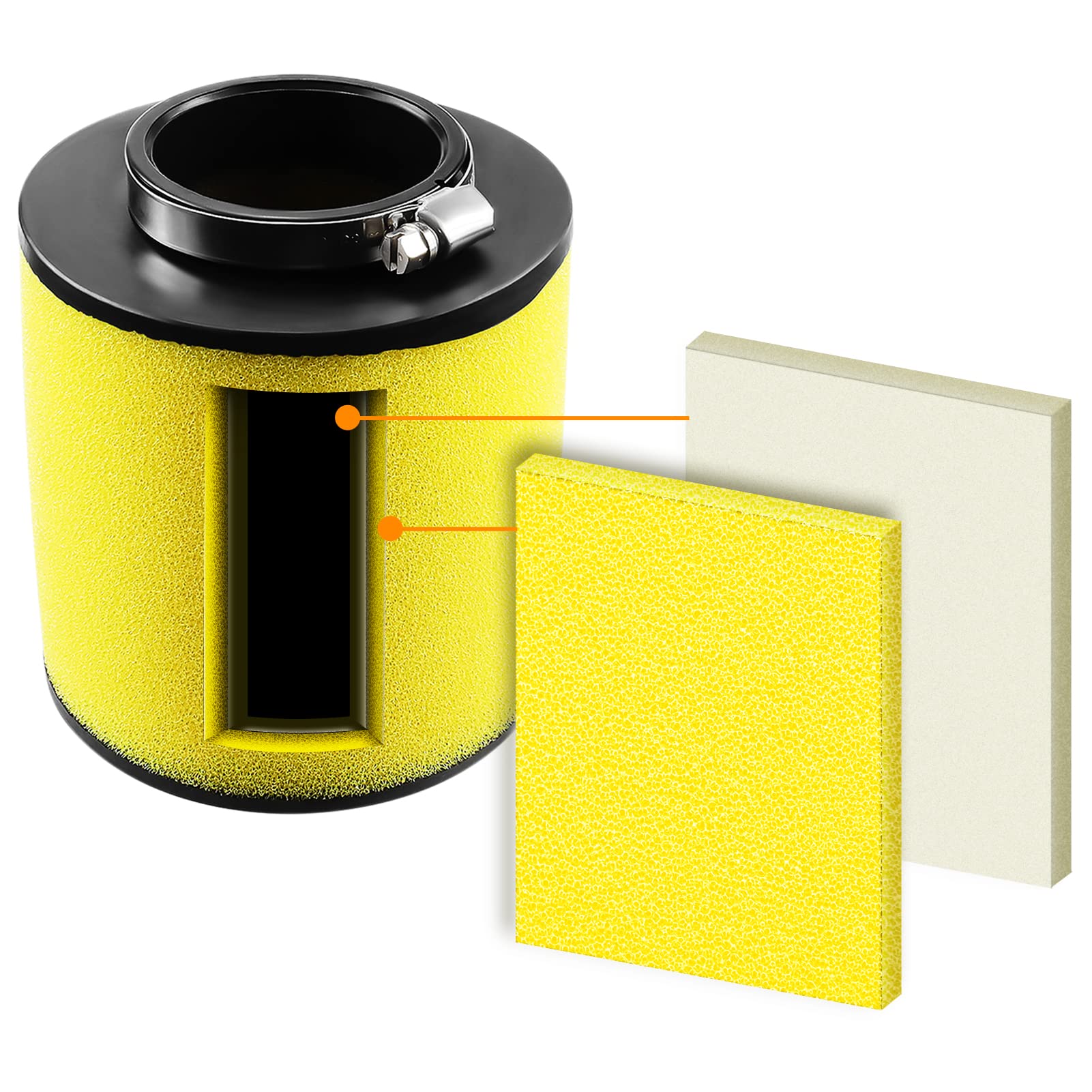 Recon 250 17254-Hm8-000 Air Filter For Honda Recon 250 Trx250Te Trx250Tm Sportrax Trx250Ex Trx250X Atv
