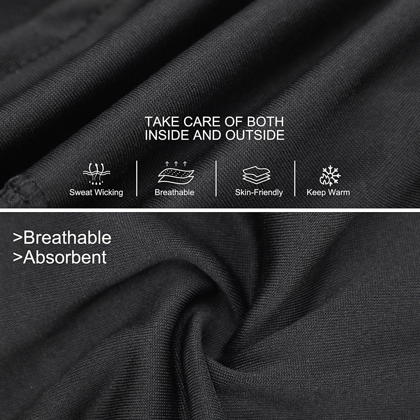 Winter Balaclava Ski Masks Cover for Men Women Warmer Windproof Neck Scarf Face Mask for Cold Weather Men Fleece Neck Gaiter(Dar