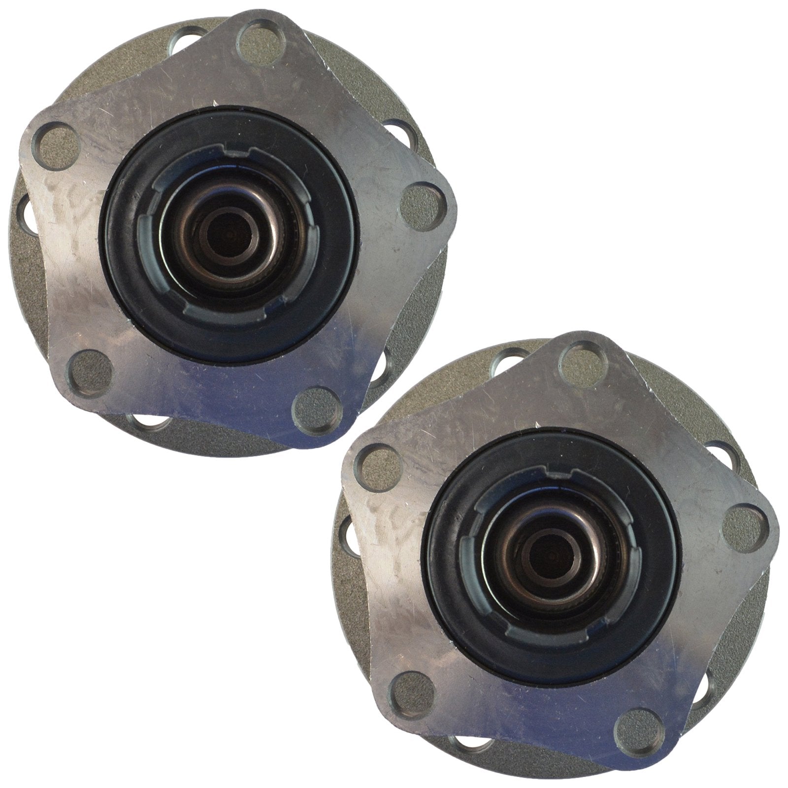 Trq Rear Wheel Hub Bearings Assembly Set Compatible With 1998-2004 Audi A6 A6 Quattro 1998-2005 Volkswagen Passat