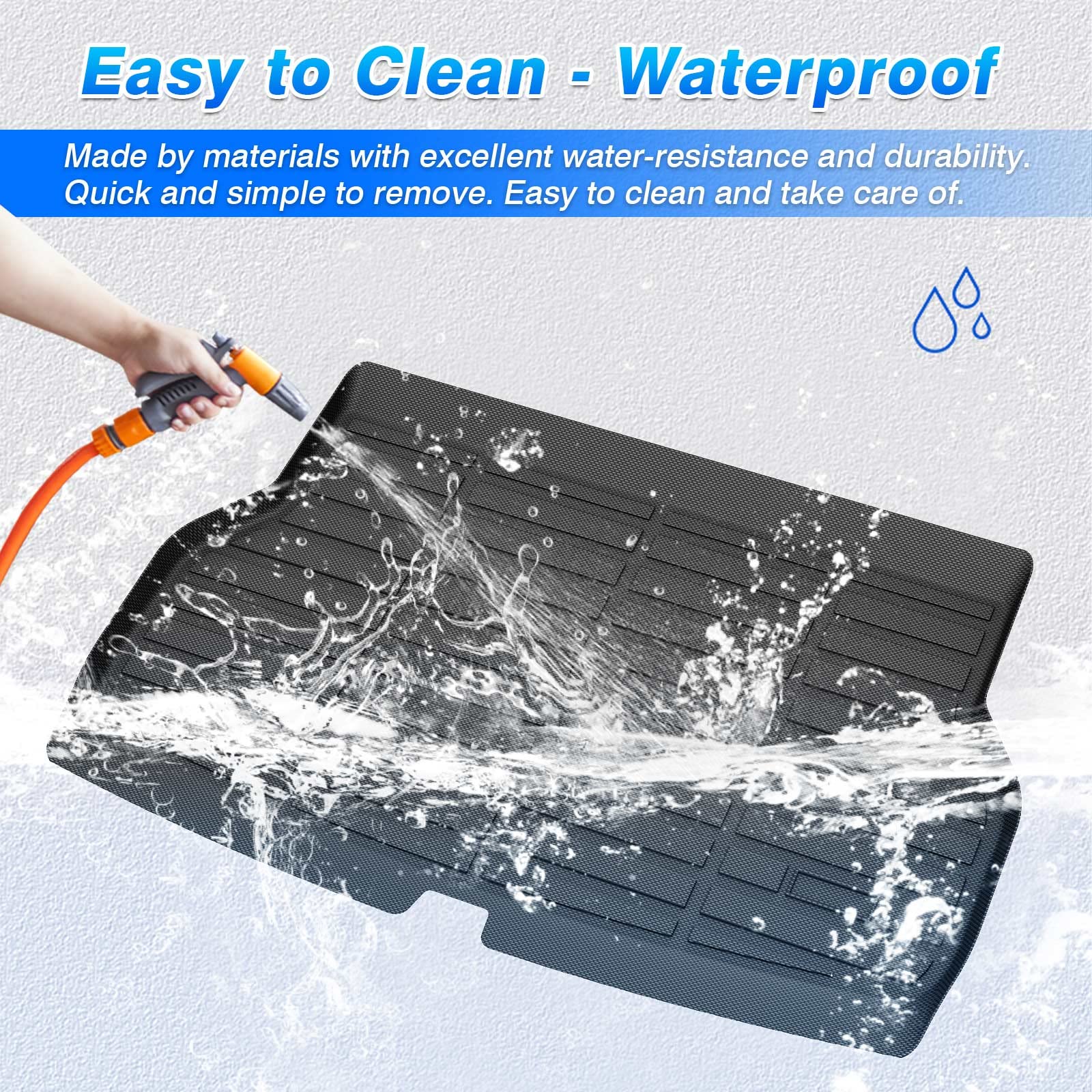 Cartist Custom Fit For Cargo Liner Acura Rdx 2019 2020 2021 2022 2023 Accessories All Weather Anti-Slip Rear Trunk Mat Tpe Water