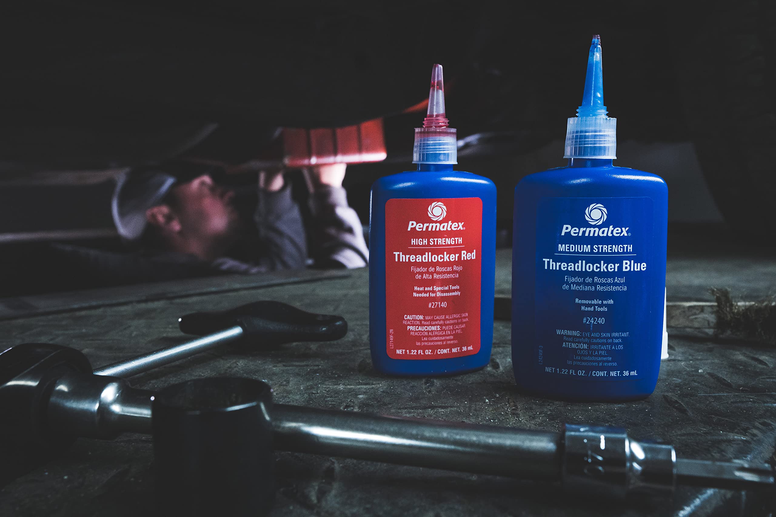 Devcon Permatex Threadlocker - Blue Liquid 50 Ml Bottle - Tensile Strength 110 Psi - 24250 [Price Is Per Bottle]