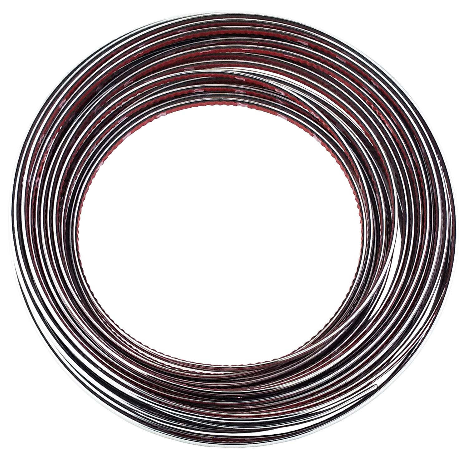 Lunsom Custom Most Chrome Plated Decoration Trim Strip Line, Car Door Fender Interior Diy Moulding Trimming Strip For Most Vehicle (12M X 6Mm)