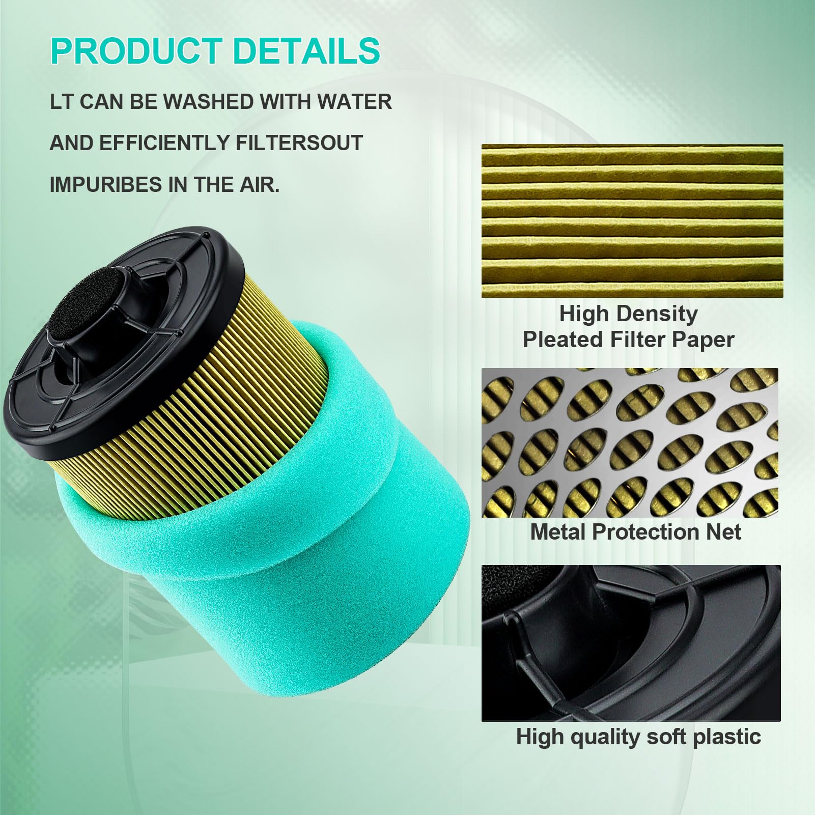 707800371 Outlander 570 Air Filter For Can Am ATV Outlander Max 570 500 450 650 800R 1000 1000R 4x4 2012-2020 Renegade 1000 1000