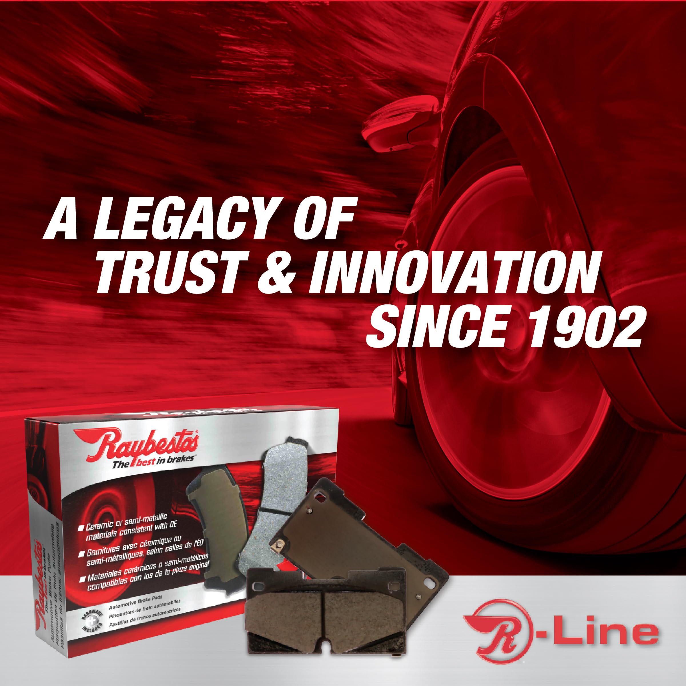 Raybestos Mgd1273Mh Reliant Brake Pad Set