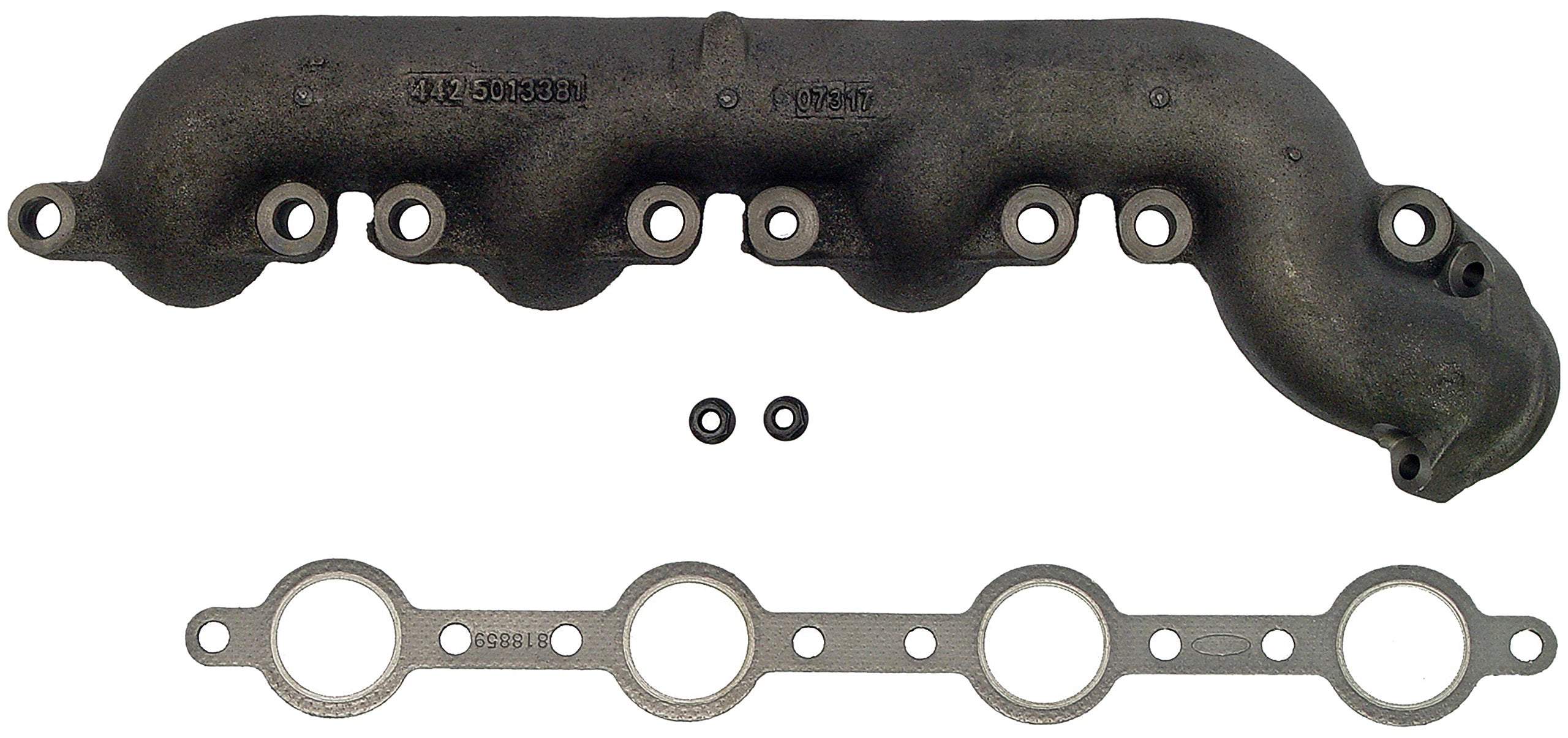 Dorman 674-381 Driver Side Exhaust Manifold Kit - Includes Required Gaskets and Hardware Compatible with Select Ford Models