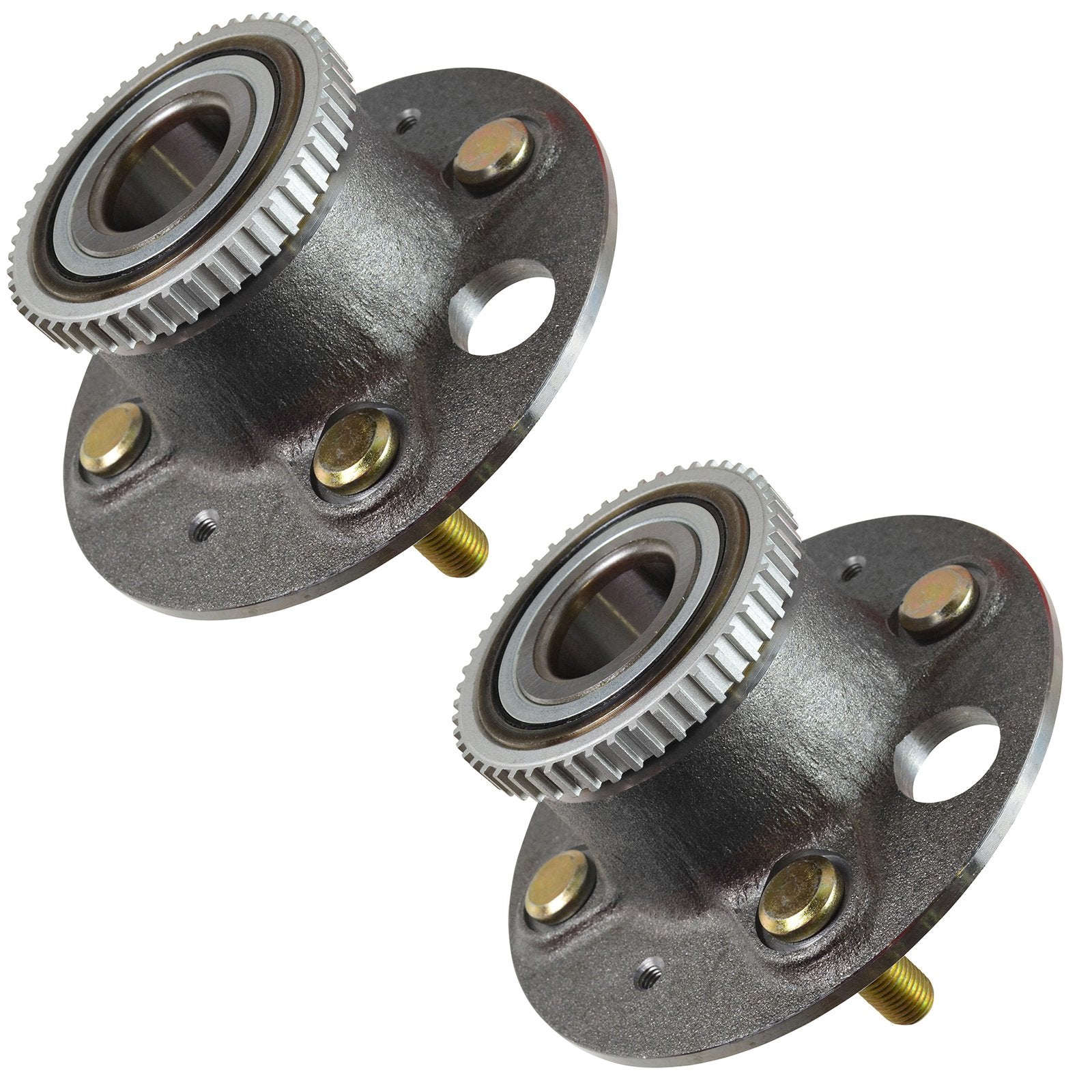 Trq Rear Wheel Hub Bearings Assembly Set Compatible With 2002-2003 Honda Civic