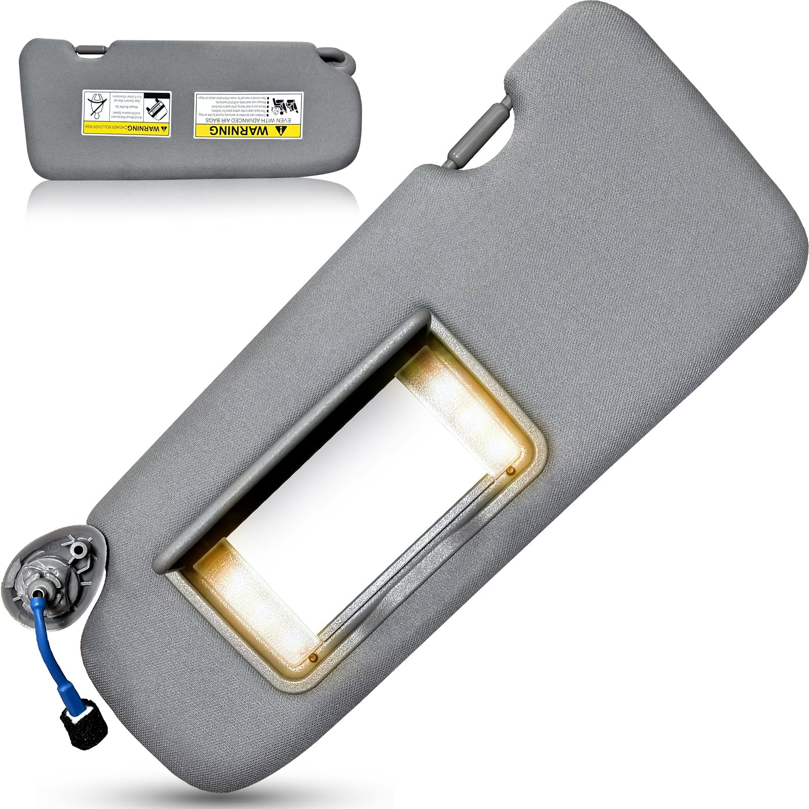 Left Driver Side Sun Visor For Honda Crv 2017 2018 2019 2020 2021 2022 Replace 83280-Tly-H11Zb With Vanity Light/With Makeup Mir