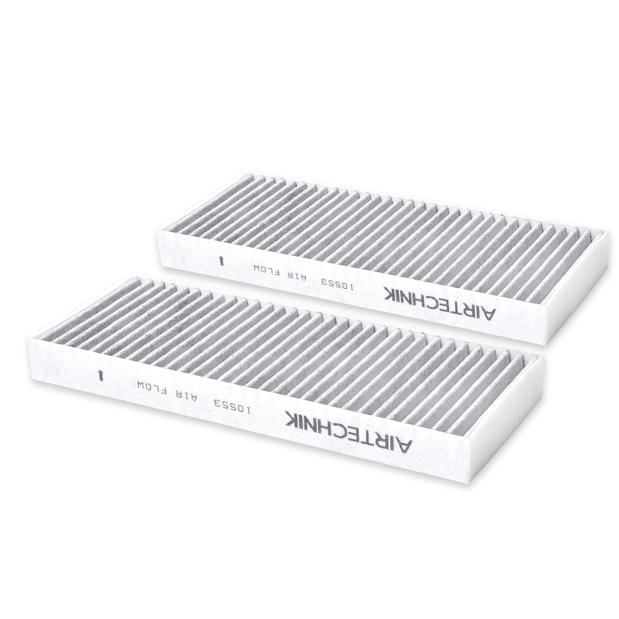 AirTechnik CF10553 Cabin Air Filter w/Activated Carbon | Fits Nissan Frontier 05-21, NV1500/NV2500/NV3500 12-15, Pathfinder 05-1