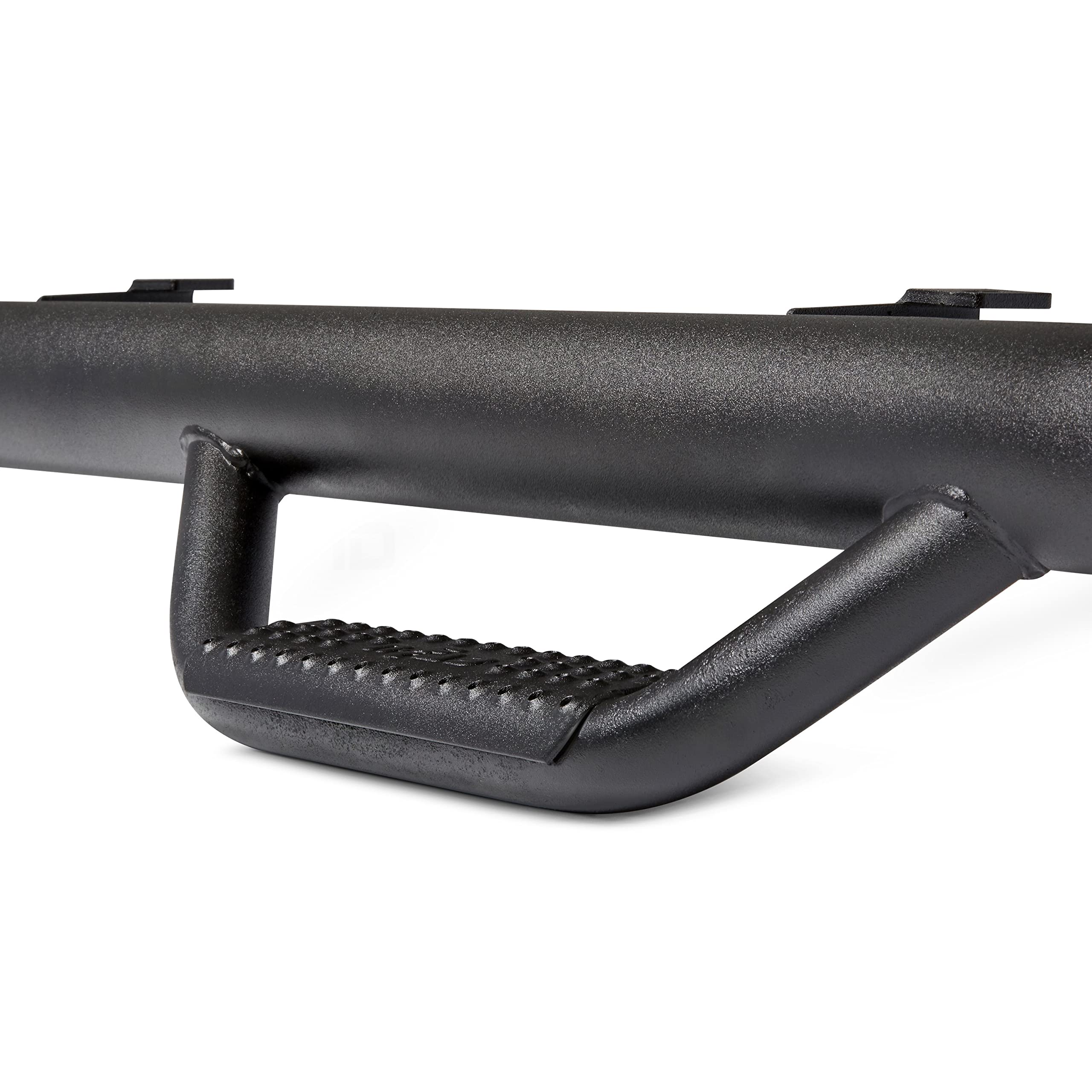 RealTruck N-Fab Nerf Steps - Heavy Duty Steel, Cab Length, Textured Black, Model F1785CC-TX, Fits 2017-2024 Ford F-250/F-