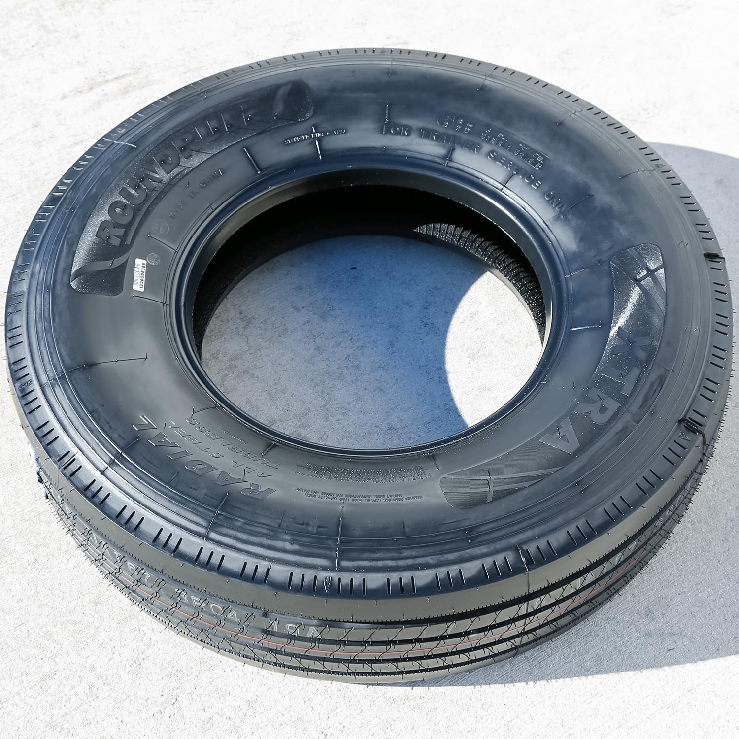 Roundrule Xtra All Steel Heavy Duty Premium Trailer Radial Tire-St235/80R16 235/80/16 235/80-16 130/126M Load Range H Lrh 16-Ply