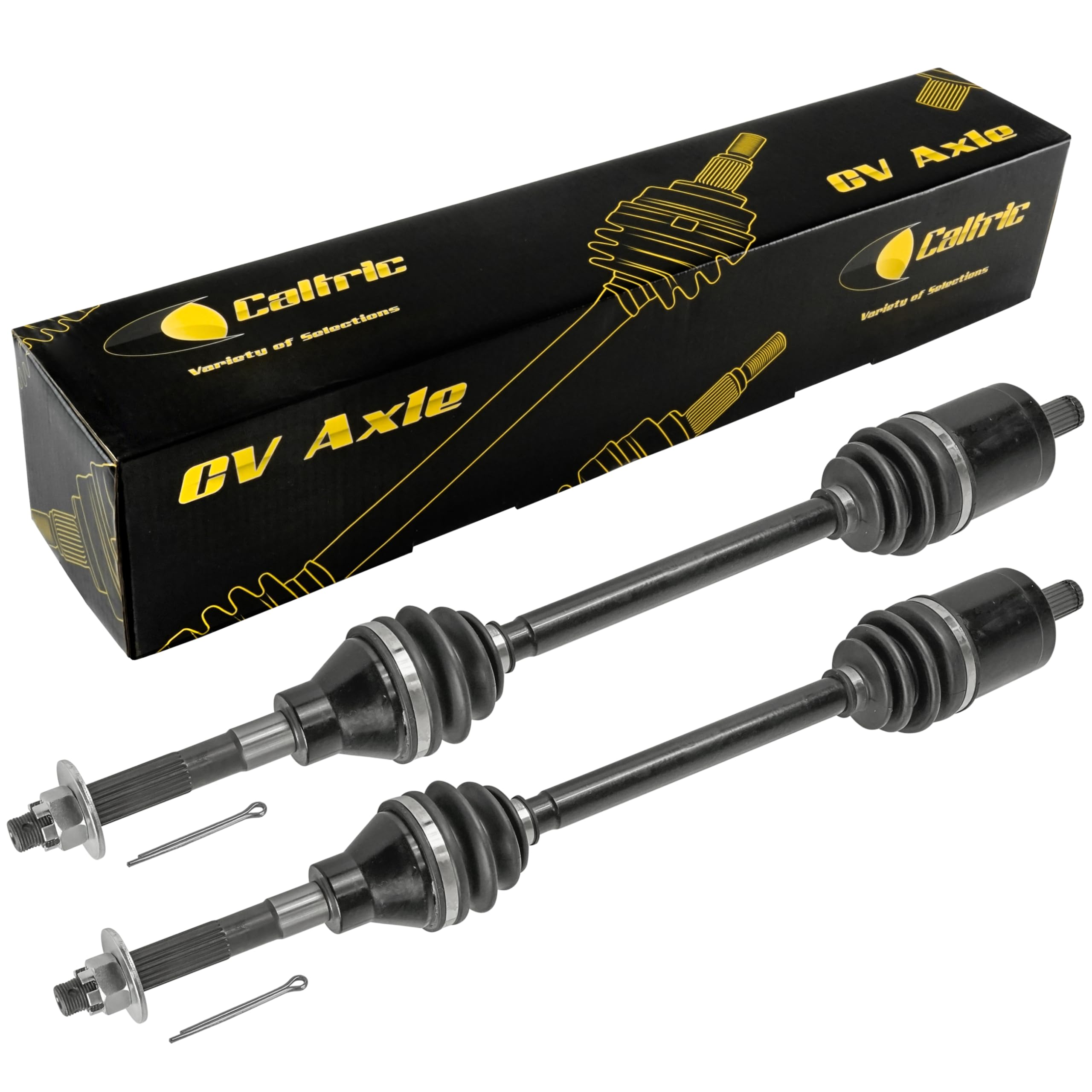 Caltric 2x K7621-15310 Front CV Axle Compatible with Kubota RTV-X1100 1120 1140 900 Left or Right