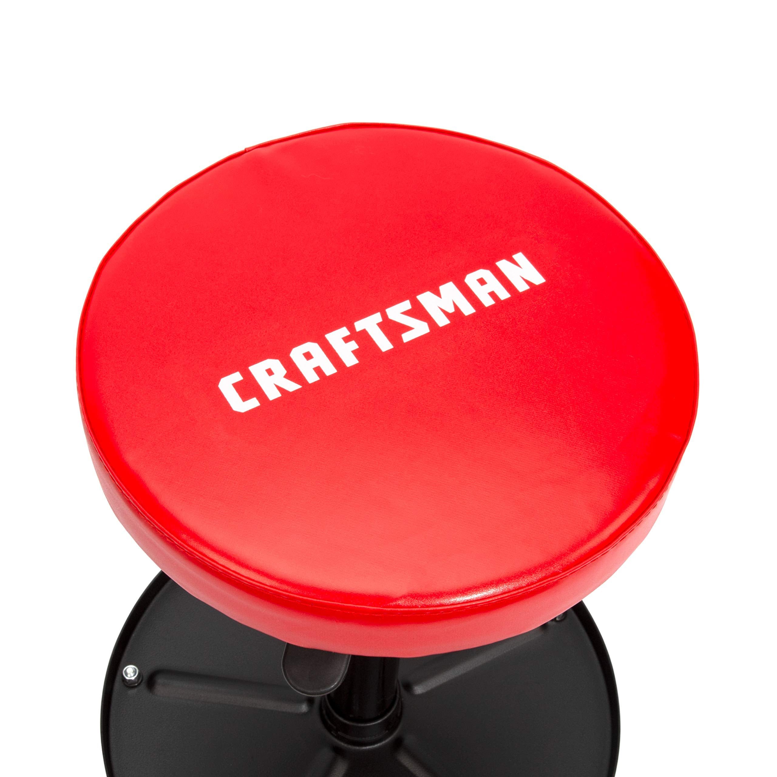 Craftsman Cmxzsaj93382 Adjustable Height Rolling Creeper Stool With Storage Tray