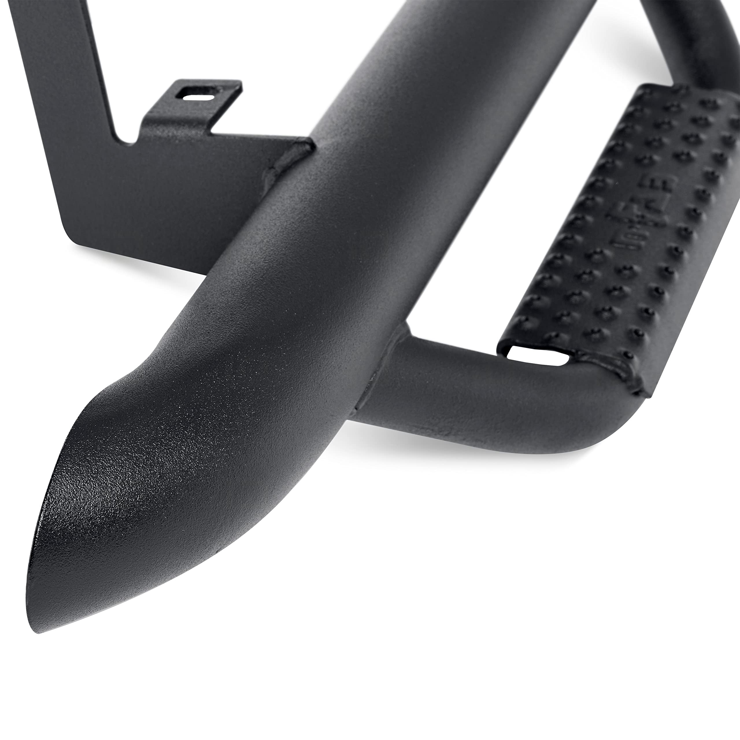RealTruck N-Fab Nerf Steps - Heavy Duty Steel, Cab Length, Textured Black, Model F1785CC-TX, Fits 2017-2024 Ford F-250/F-