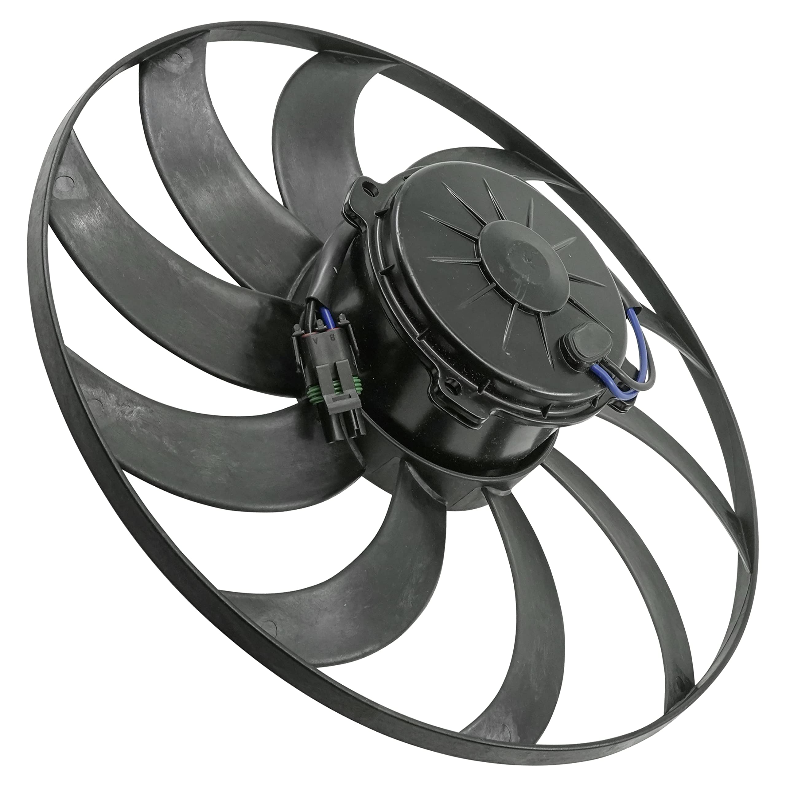 Caltric Radiator Cooling Fan Motor Compatible with Polaris RZR 900 / RZR 4 900 2015 2016 2017 2018 2019 2020 2021