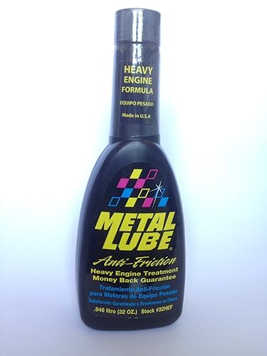 Metal Lube Anti-Friction Engine Treatment - 32 Oz Heavy Duty Metal Formula