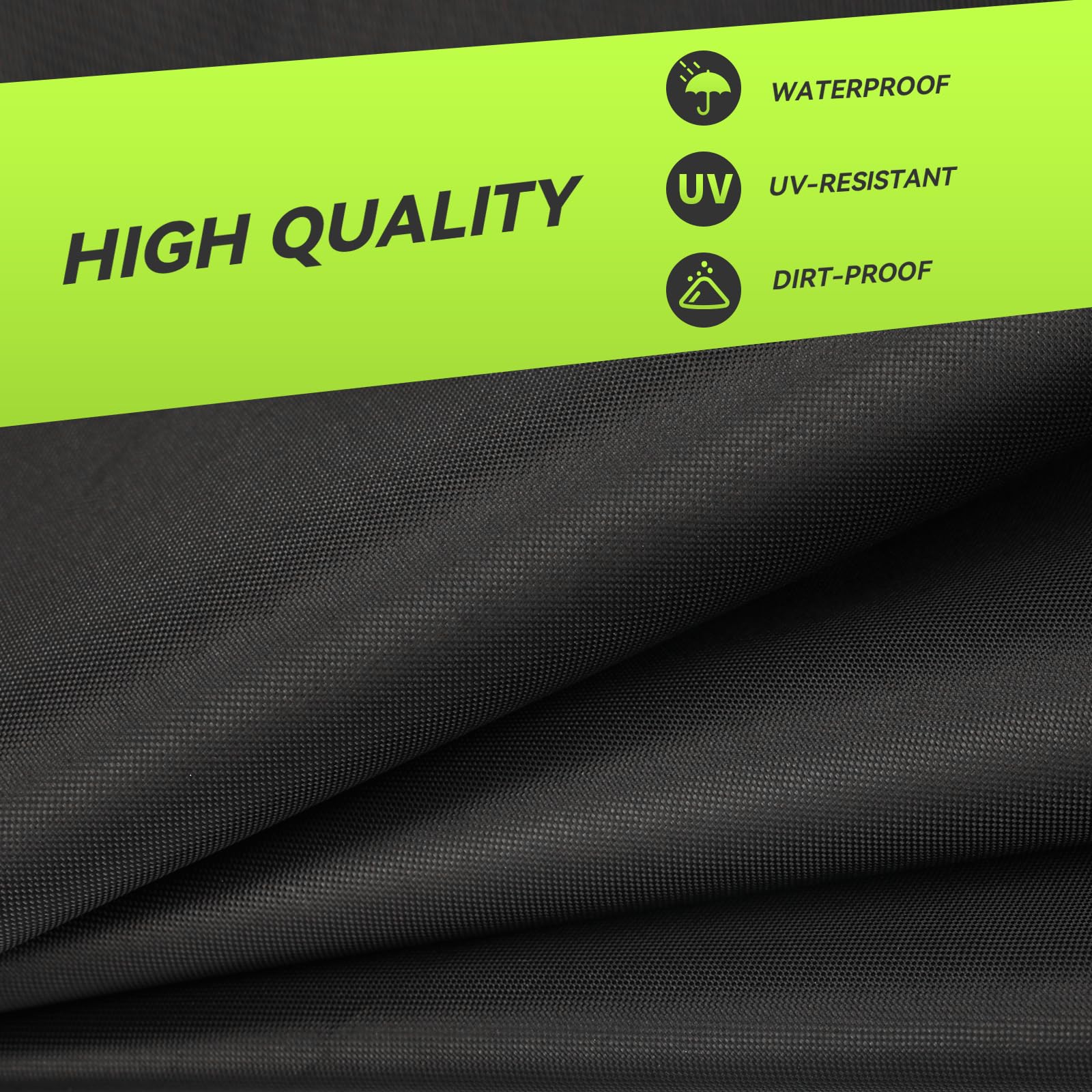 RVMATE RV Tire Covers Dual Axle 33"-35" Waterproof Anti-UV 420D Oxford Black 2 Pack