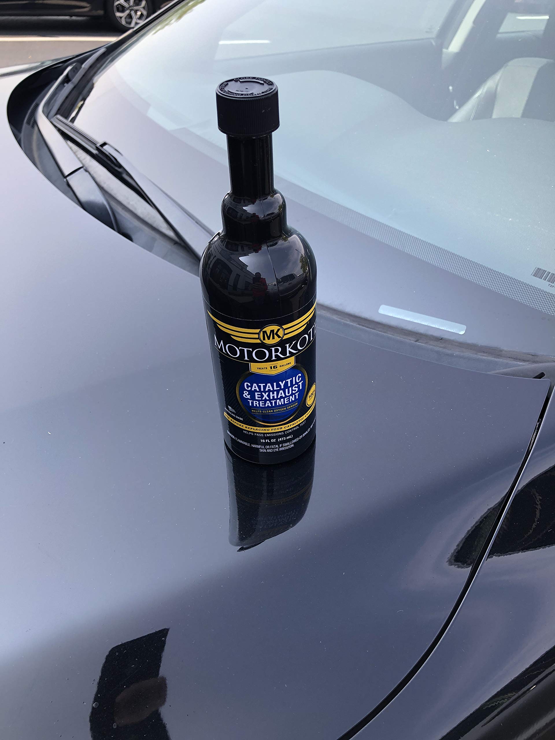 Motorkote Catalytic and Exhaust Treatment - 16 oz, 6-Pack, Amber, Model MK-10351-06