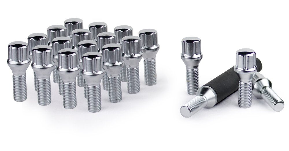 Gorilla Automotive 17125Sd-20 12Mm X 1.25 Thread Size Chrome Finish Small Diameter Lug Bolt, (Set Of 20)