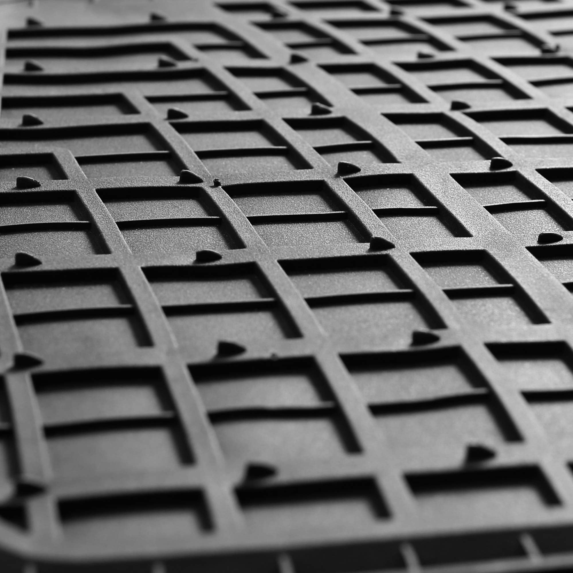 Fh Group Automotive Floor Mats - Heavy-Duty Rubber Floor Mats For Cars, Universal Fit Full Set, Climaproof Floor Mats, Trimmable