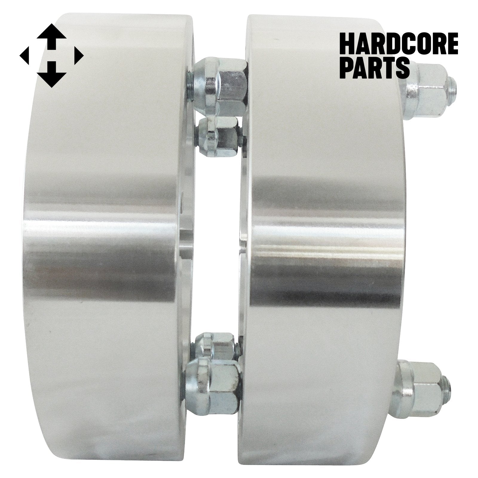 2Pc Atv Wheel Spacers 4'' (2 Inch Per Side) For 4X156 Bolt Patterns, 12X1.5 Threads (Same Style Lug Nuts As Automotive Spacers)