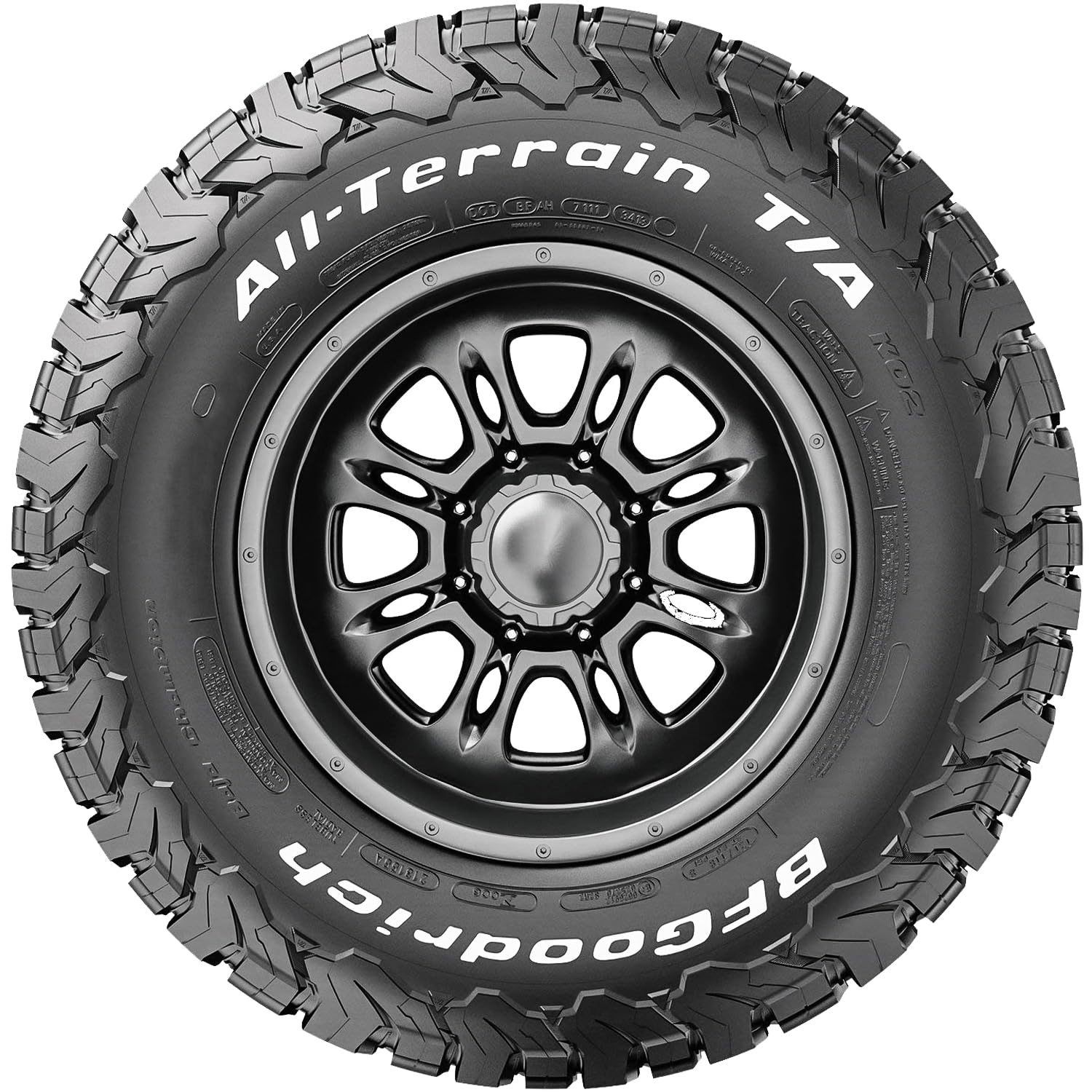 Bfgoodrich All Terrain T/A Ko2 Radial Car Tire For Light Trucks, Suvs, And Crossovers, Lt265/65R17/E 120/117S