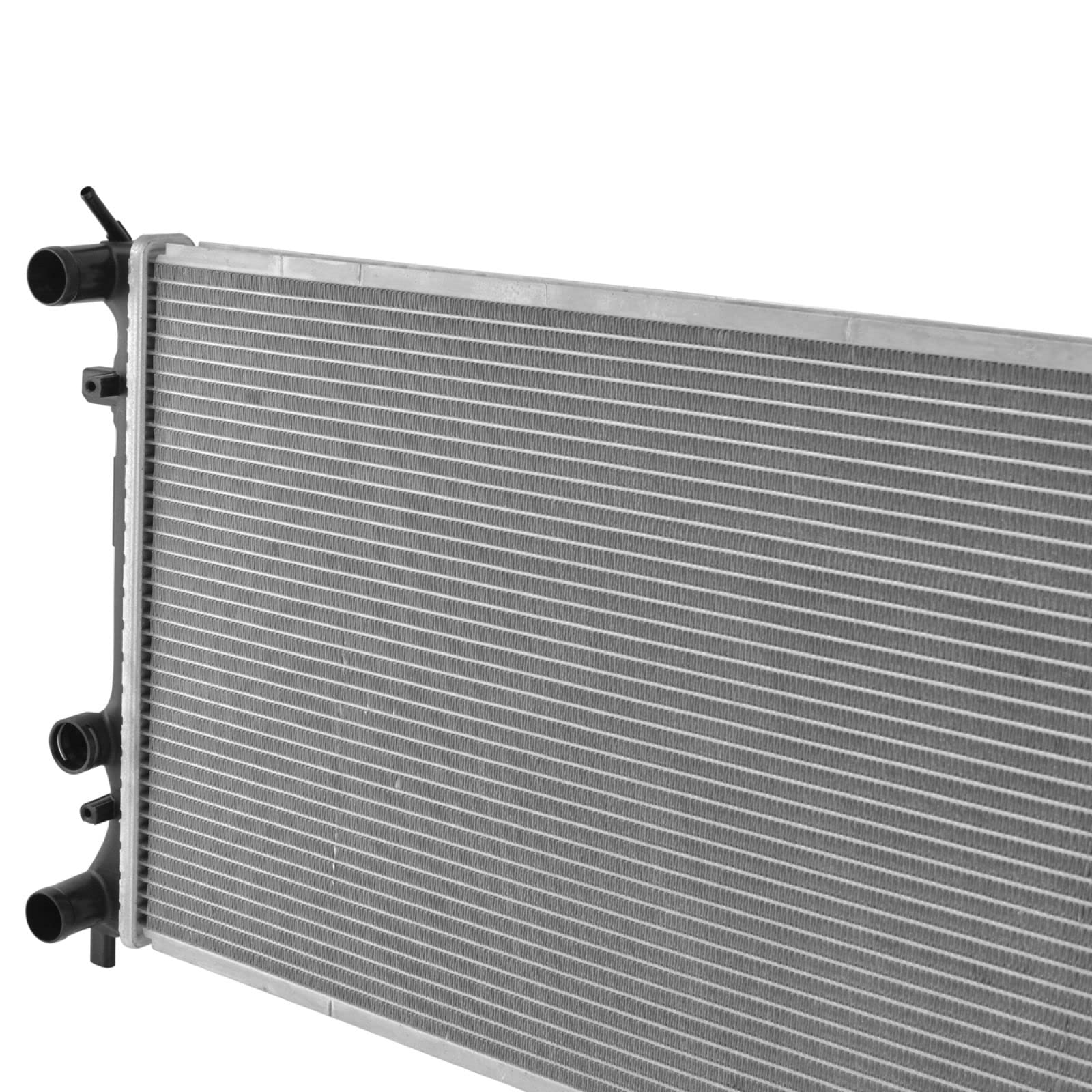 Trq Radiator Assembly Aluminum Core Compatible With 12-14 Volkswagen Beetle 13 Gti 11-15 Jetta Passat Cu13215 Cu13234 Vw3010158