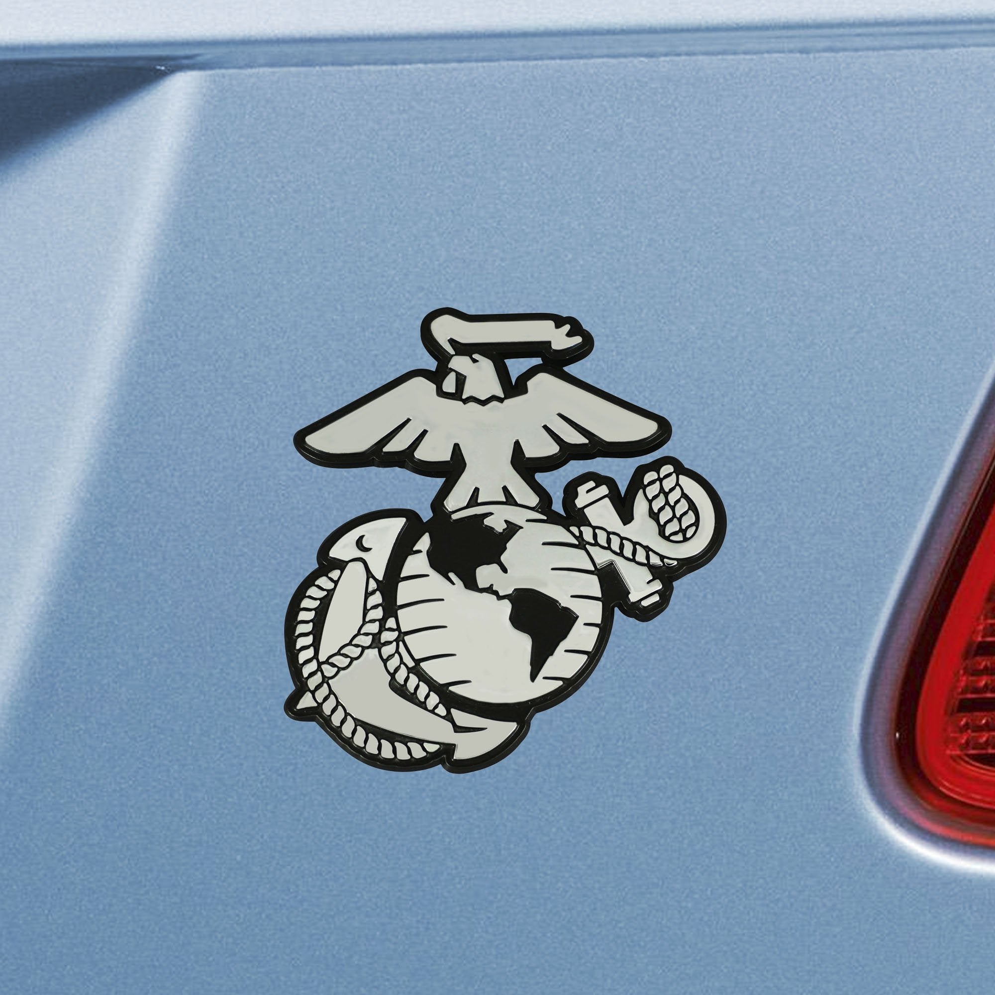 FANMATS 15723 U.S. Marines 3D Chrome Metal Auto Emblem