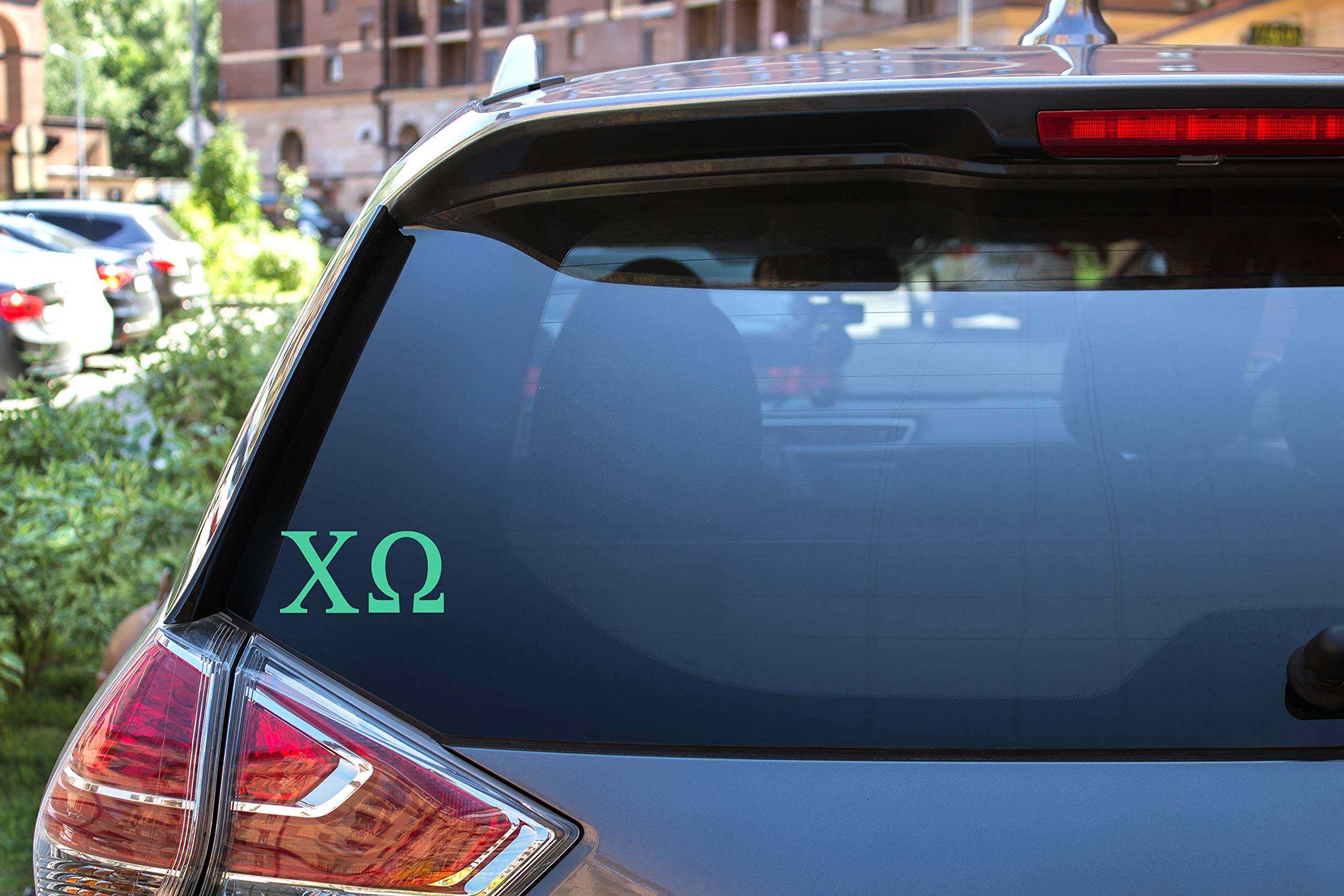 Pro-Graphx Chi Omega Greek Sorority Sticker Decal, 2.5 Inches Tall, Mint