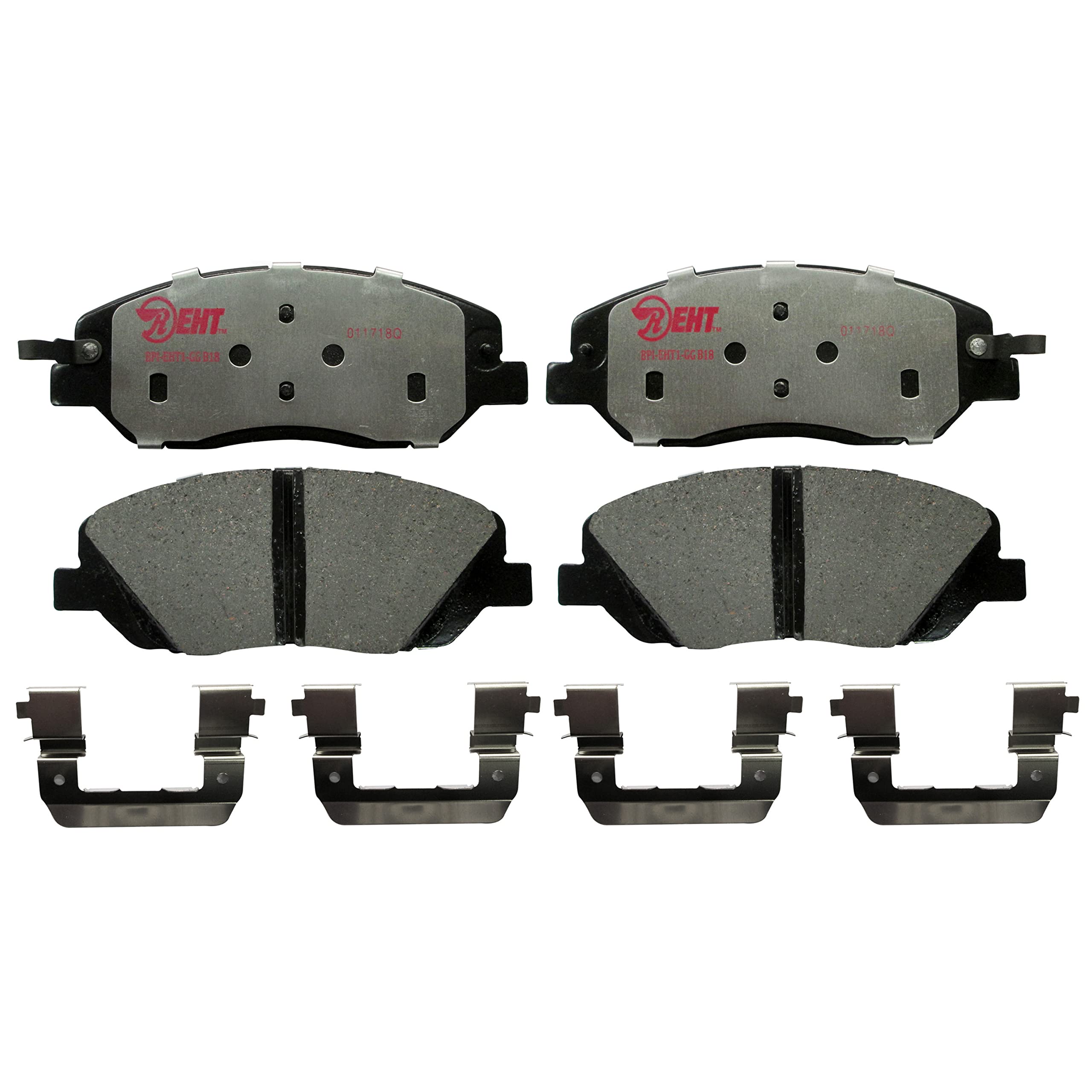 Premium Raybestos Element3 Eht Replacement Front Brake Pad Set For Select 2017-2018 Hyundai Santa Fe And 2017-2019 Hyundai Santa
