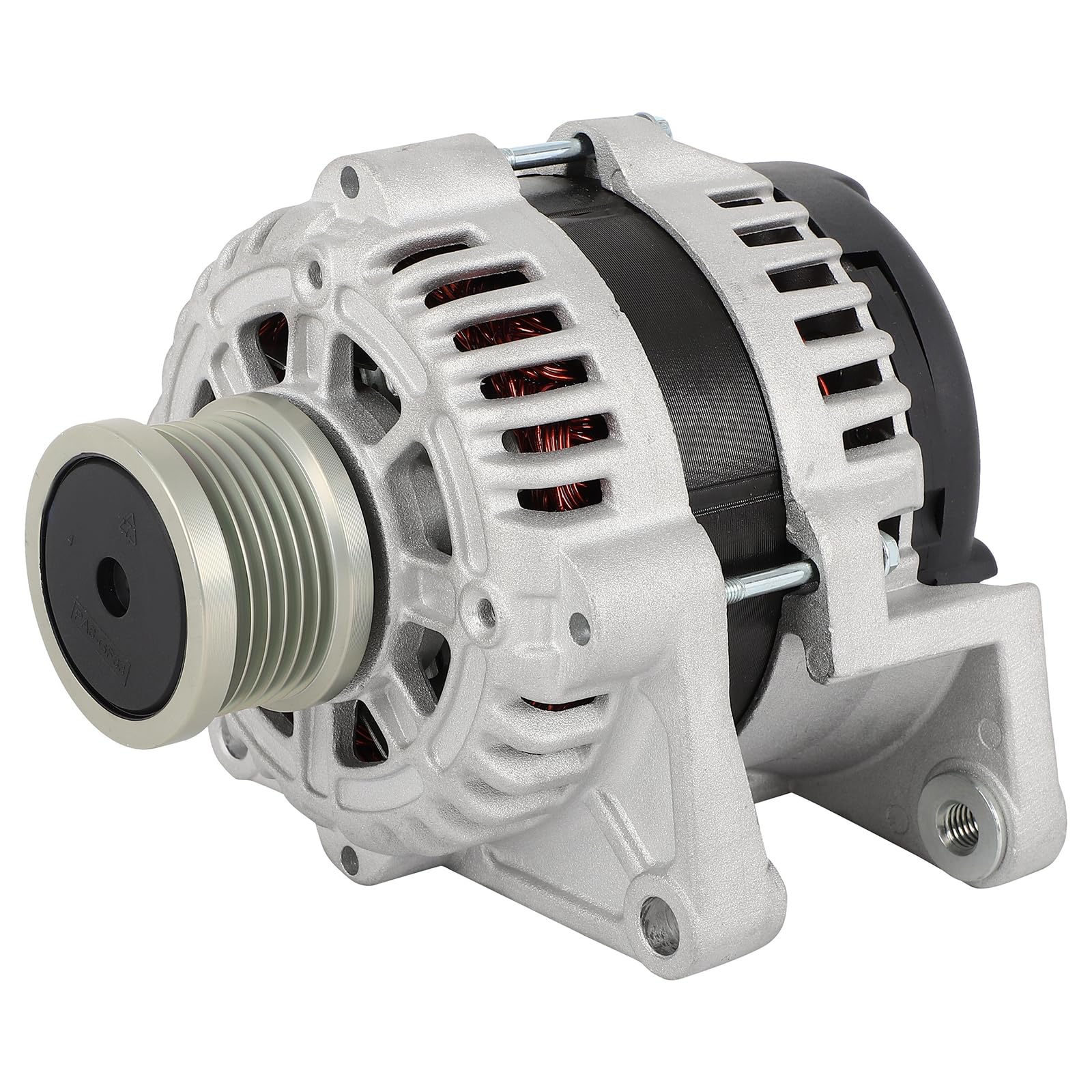 SCITOO Alternator Fit for Chevrolet for Sonic 1.8L 2012-2018- 12V 100Amp CW 6-Groove Clutch Pulley, Replace OE# 21514