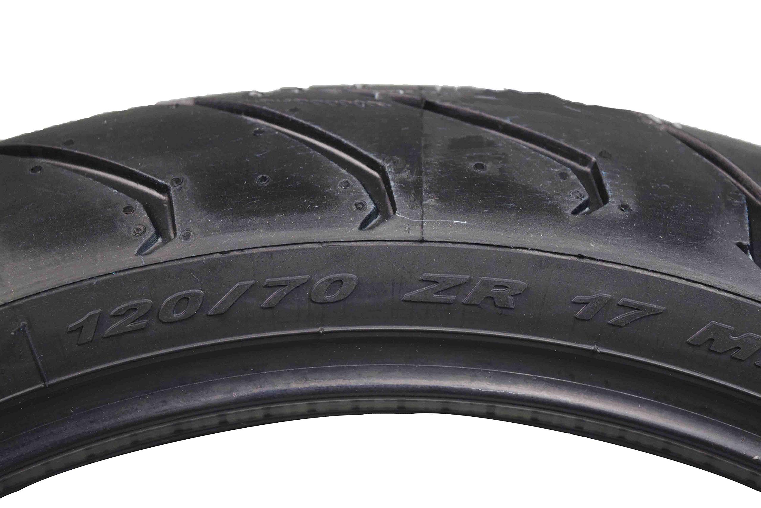 Pirelli Angel St Front 120/70Zr17 & Rear 160/60Zr17 Sport Touring Motorcycle Tires - 120/70-17 160/60-17 Two Pack