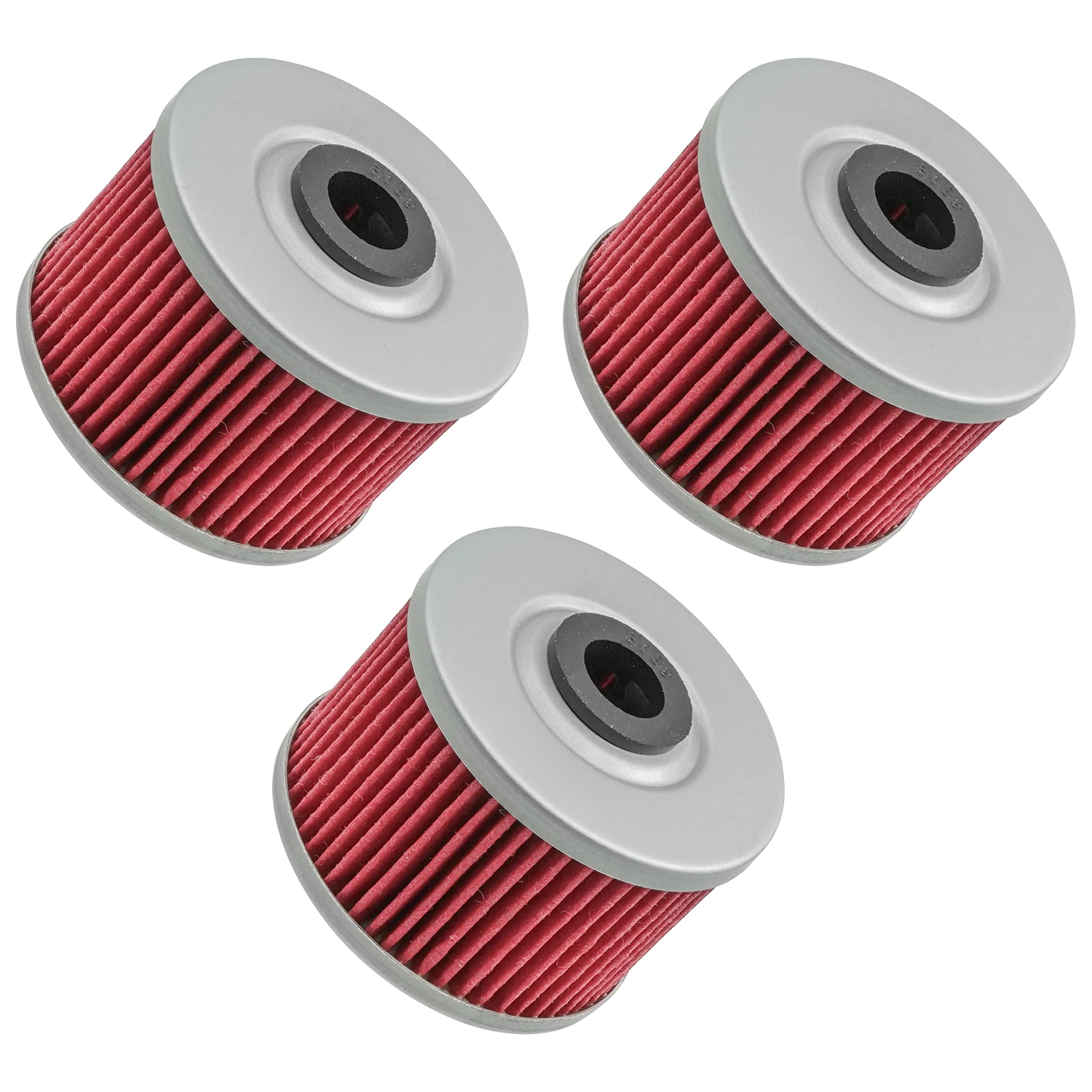Caltric 3 Pack Oil Filter Compatible with Honda Xr650L Xr-650L Xr650R Xr-650R Xr 650R 1993-2018
