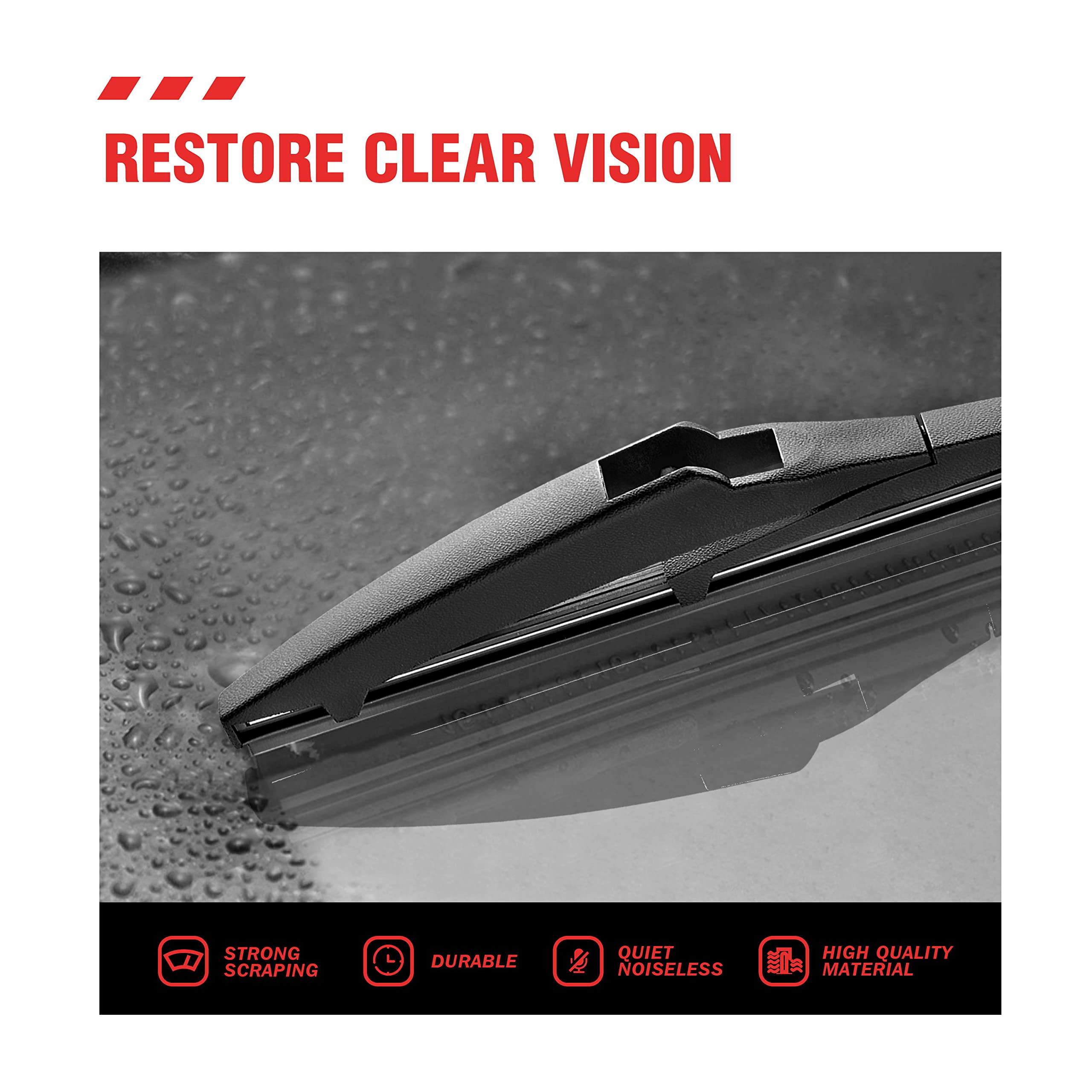 Berg Regen 15'' Rear Wiper Blade Fit For Audi Q5 2022 2021 2020 2019 2018 Q7 2021 2020 2019 2018 2017 /Volkswagen Touareg 2014 2
