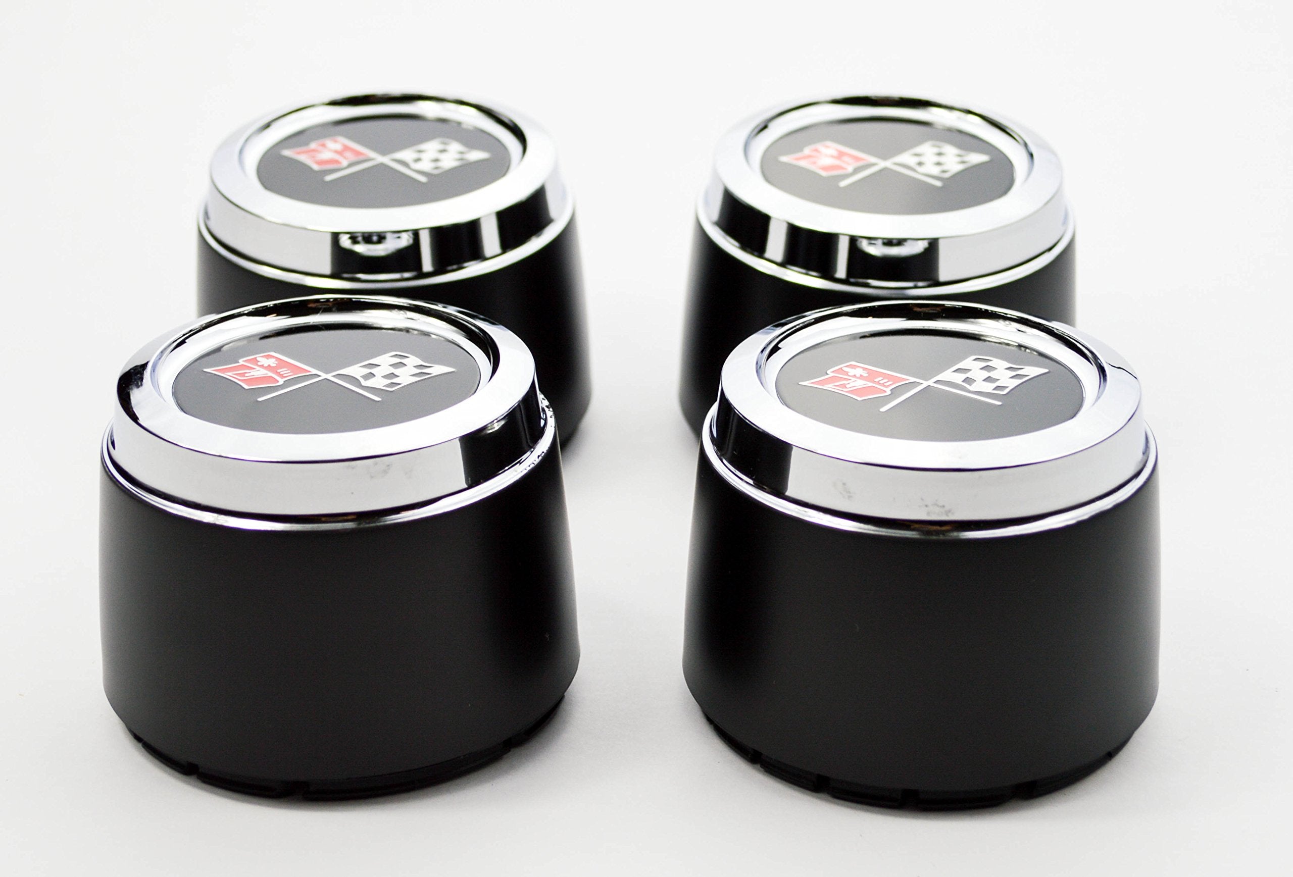 General Motors Aluminum Wheel Hub Center Caps Set of 4 for 1973-1979 Chevrolet Corvette - Silver