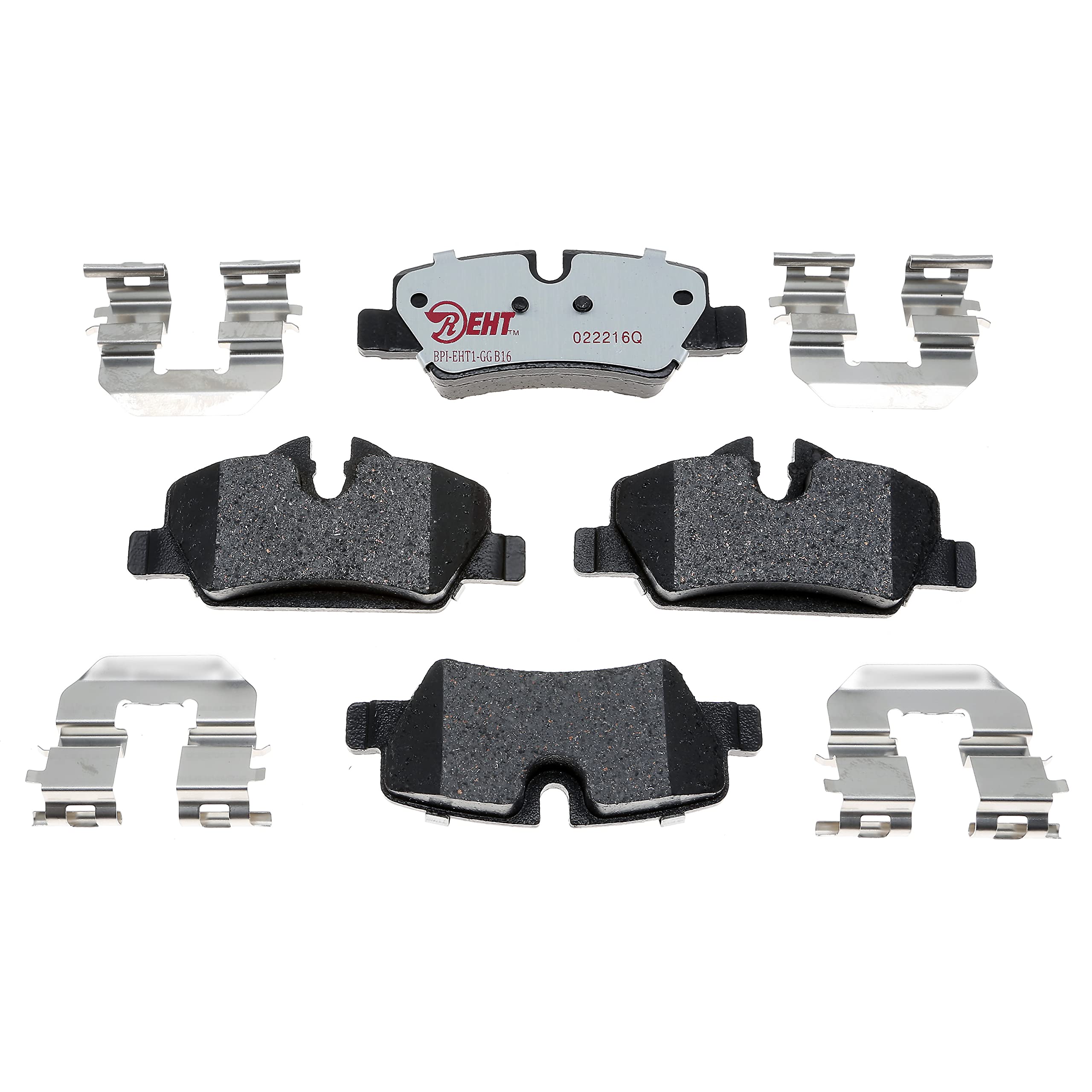 Raybestos Element3 Ehttm Replacement Rear Ceramic Brake Pad Set For Select 2015-2019 Mini Cooper Model Years (Eht1800H)