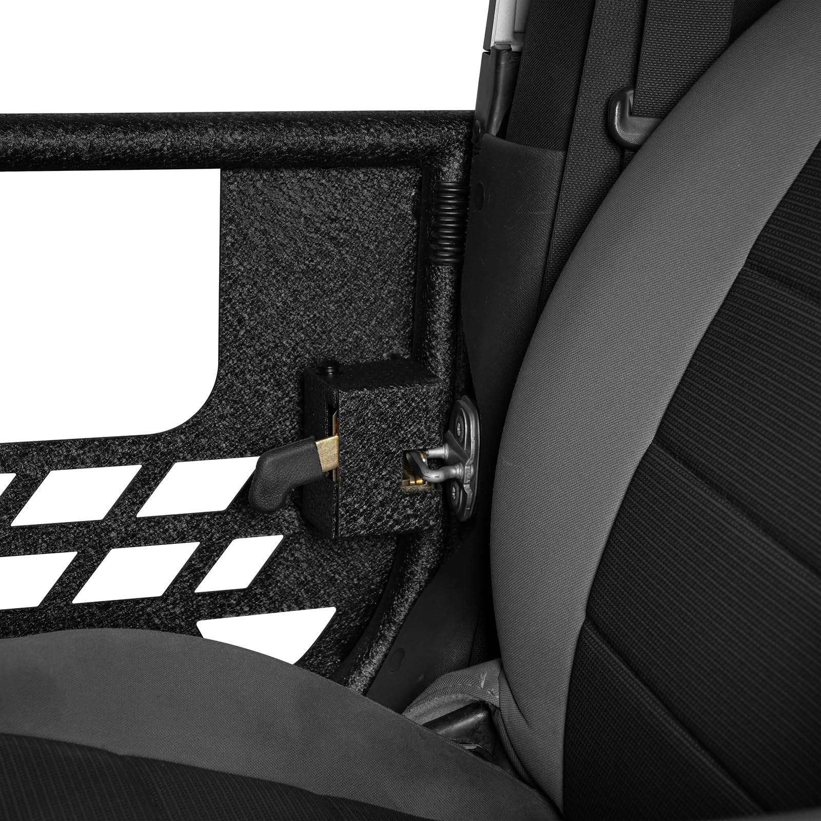 Hooke Road Wrangler Jk 2 Doors Tube Half Door Guards For 2007-2018 Jeep Wrangler Jk (2-Door Only)