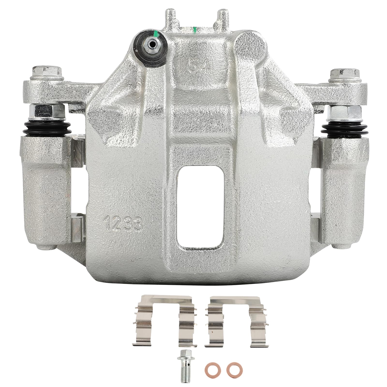 cciyu 19B3301 Front Right Disc Brake Caliper Assembly With Bracket For Dodge For Attitude 2006-2011,For Hyundai For Accent 2006-