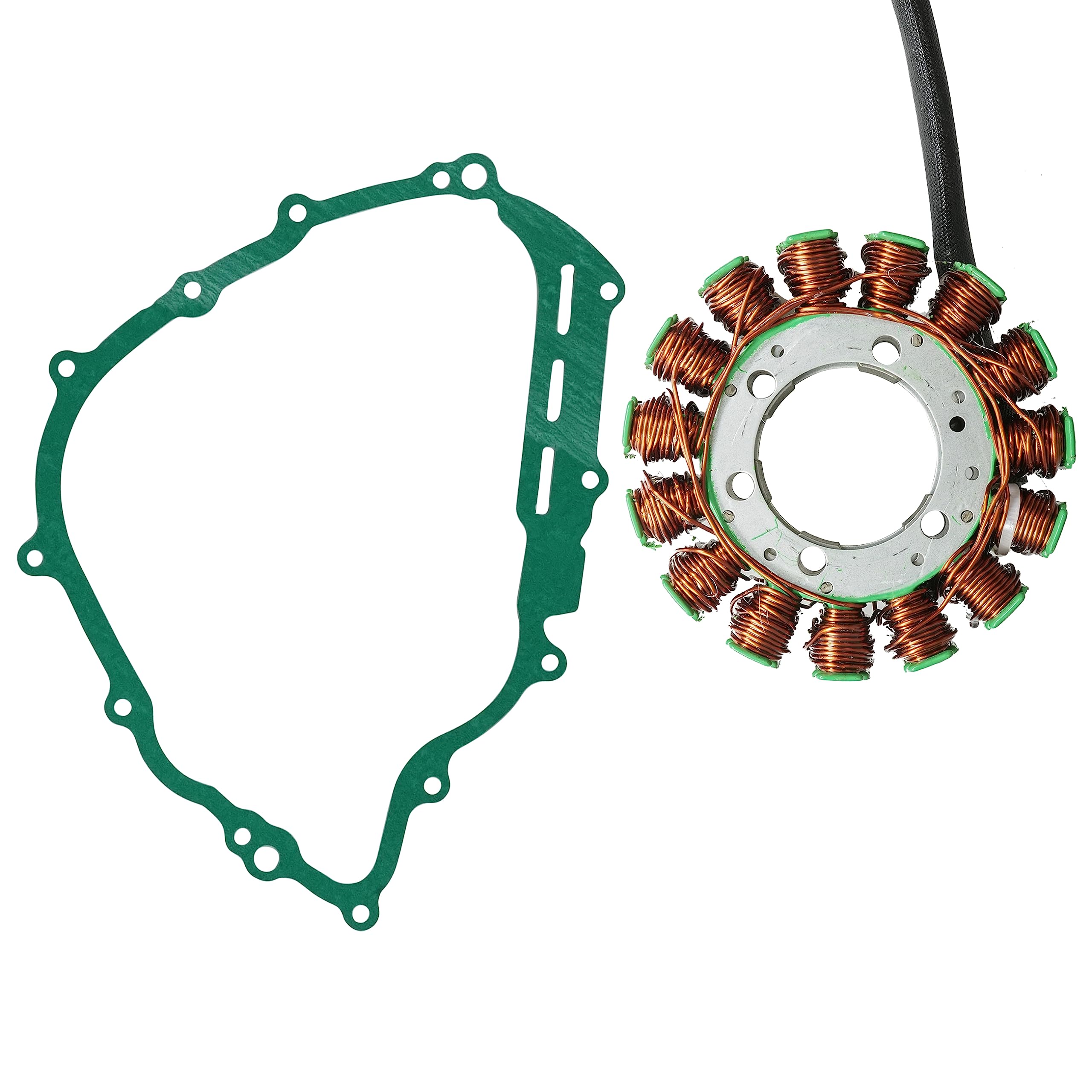 Caltric Stator and Gasket Compatible with Yamaha Rhino 700 2008-2013 Viking 700 2014-2018 5B4-81410-00-00, 1XD-81410-00-00, 3B4-