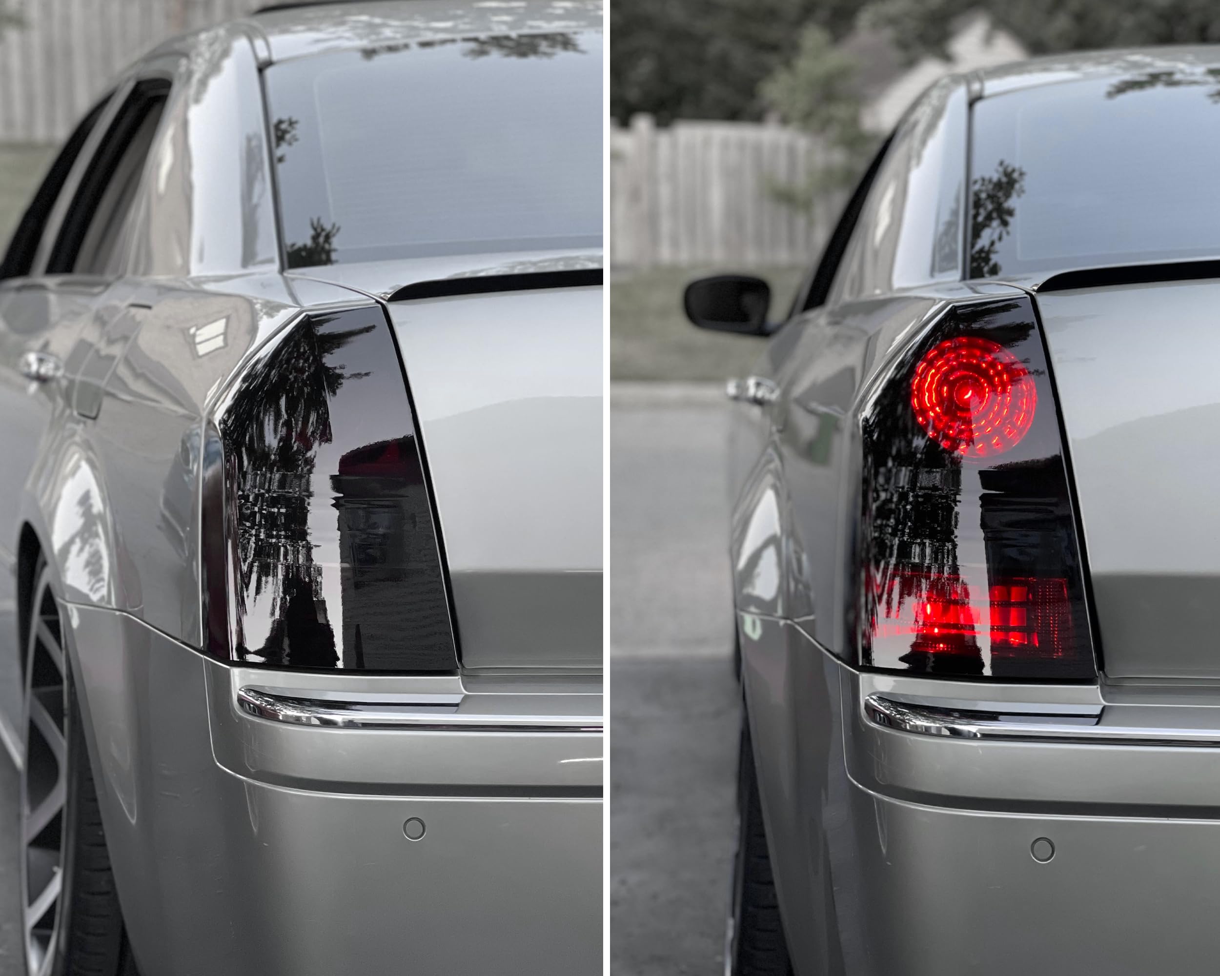 Vvivid Extra-Wide Headlight Taillight Vinyl Tint Wrap Roll (Dark Smoke 12 '' X 24 '' 2-Roll Pack)
