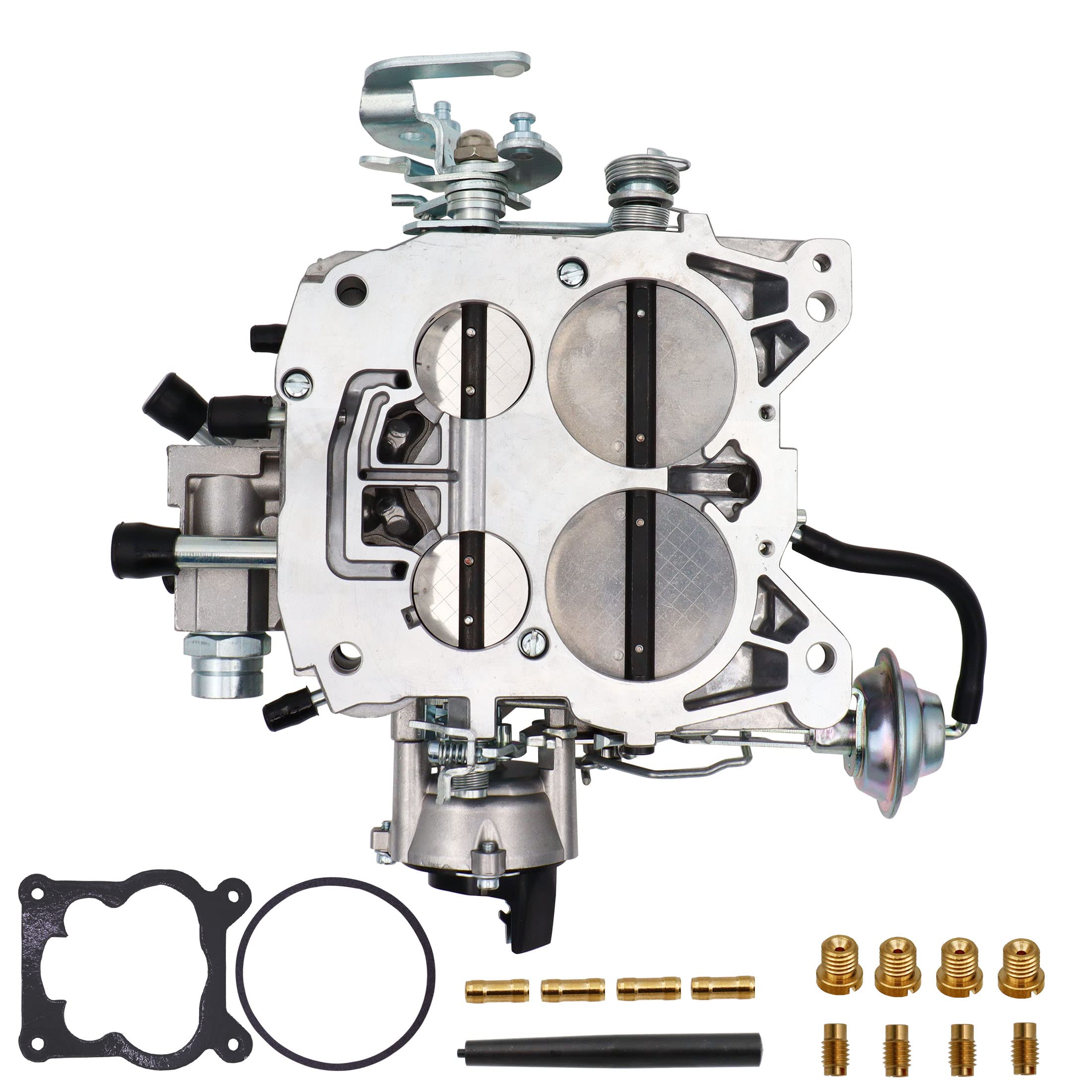 THUNDERMINGO 4 Barrel Carburetor for Rochester Quadrajet 1904R 1906R V8 GM Cadillac 750 CFM with Electric Choke, Fits Chevy 305