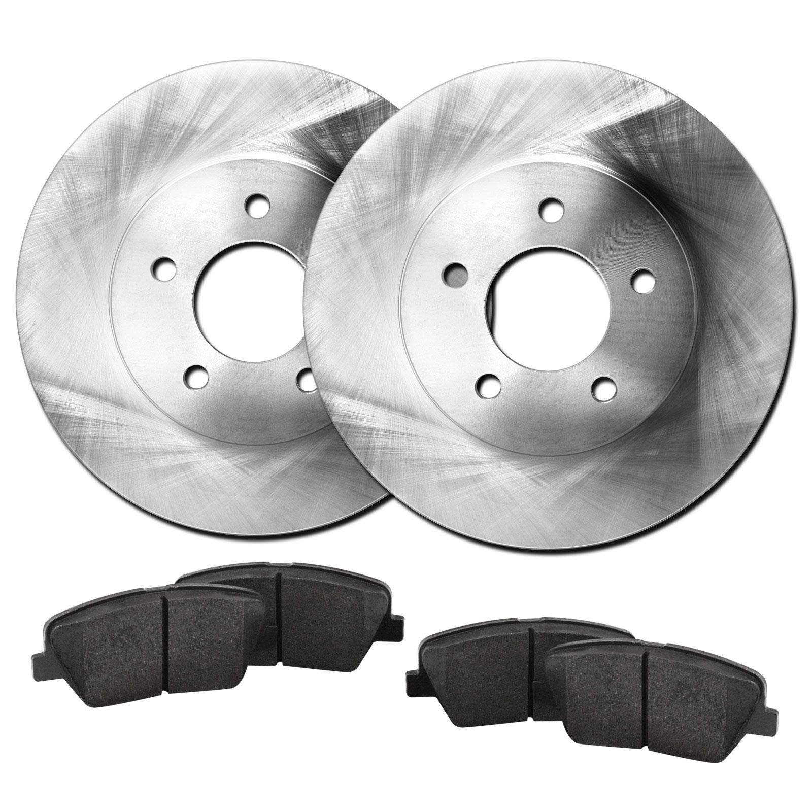 Hart Brakes Front Brakes And Rotors Kit |Front Brake Pads| Brake Rotors And Pads| Ceramic Brake Pads And Rotors |Fits 2003-2011