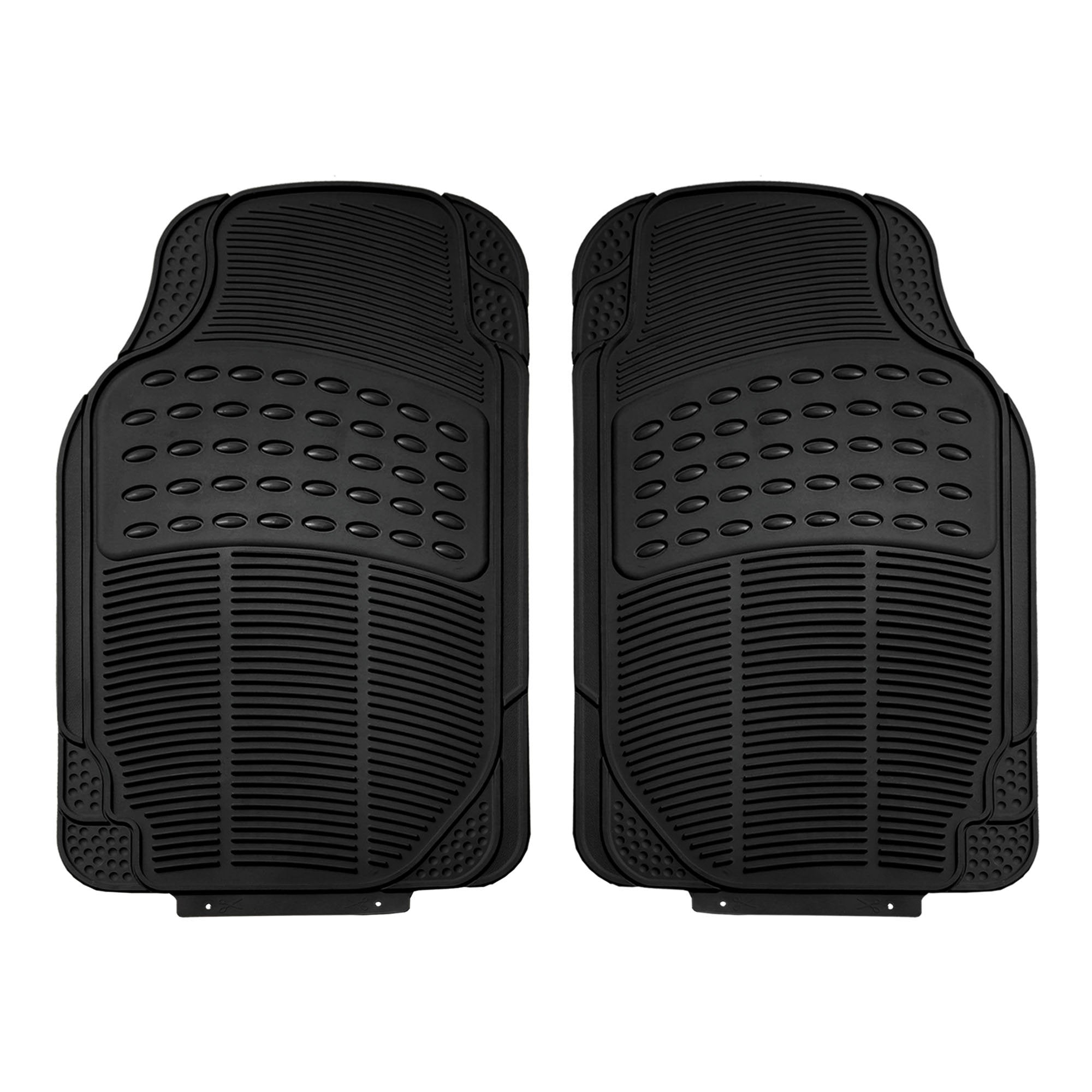 Fh Group Automotive Floor Mats Climaproof For All Weather Protection Universal Fit Trimmable Heavy Duty Fits Most Cars, Suvs, An