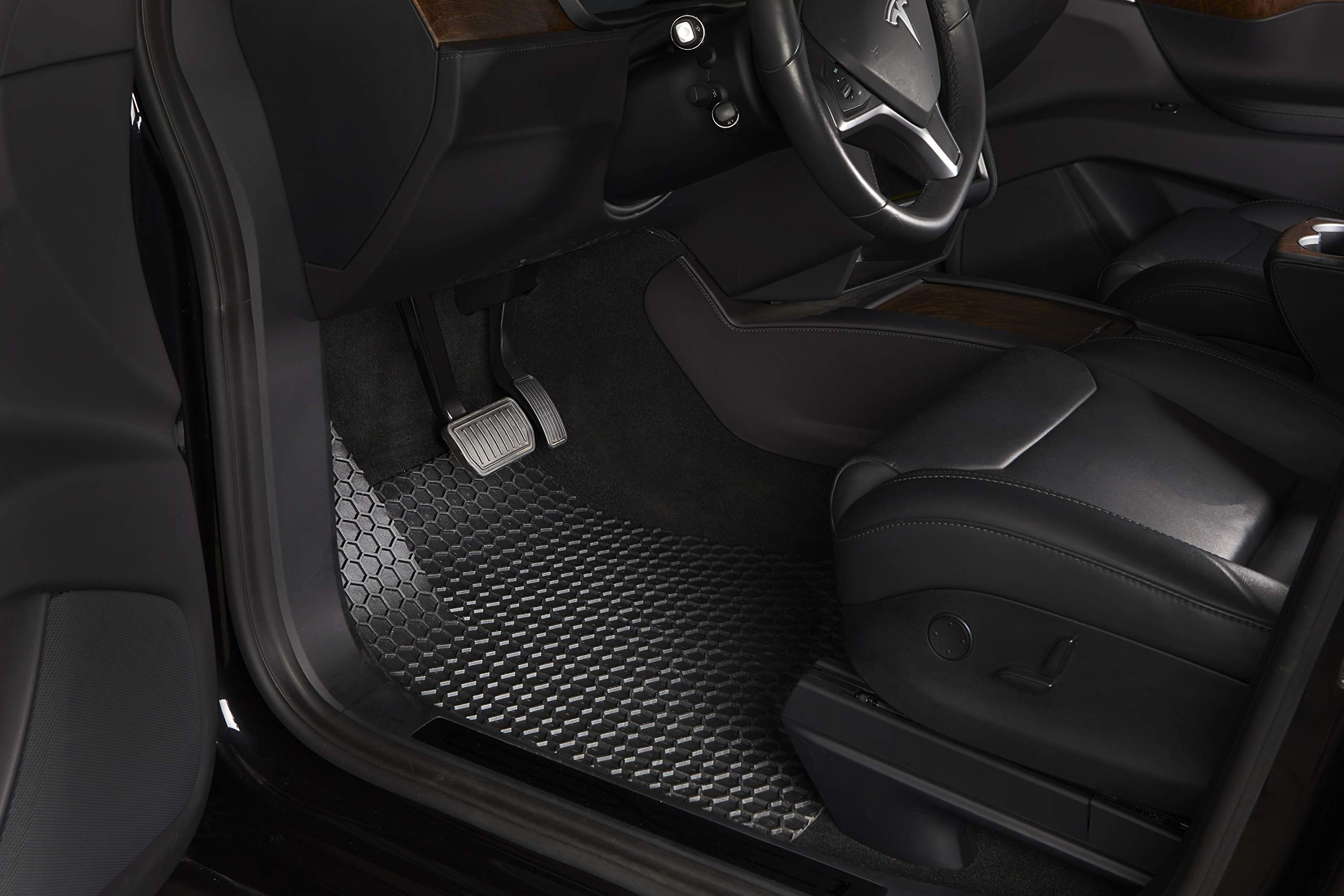 Toughpro Floor Mats Accessories 1St + 2Nd + 3Rd Row Compatible With Gmc Acadia (2Nd Row Bucket) All Weather Heavy Duty (Made In Usa) Black Rubber 2017 2018 2019 2020 2021 2022 2023