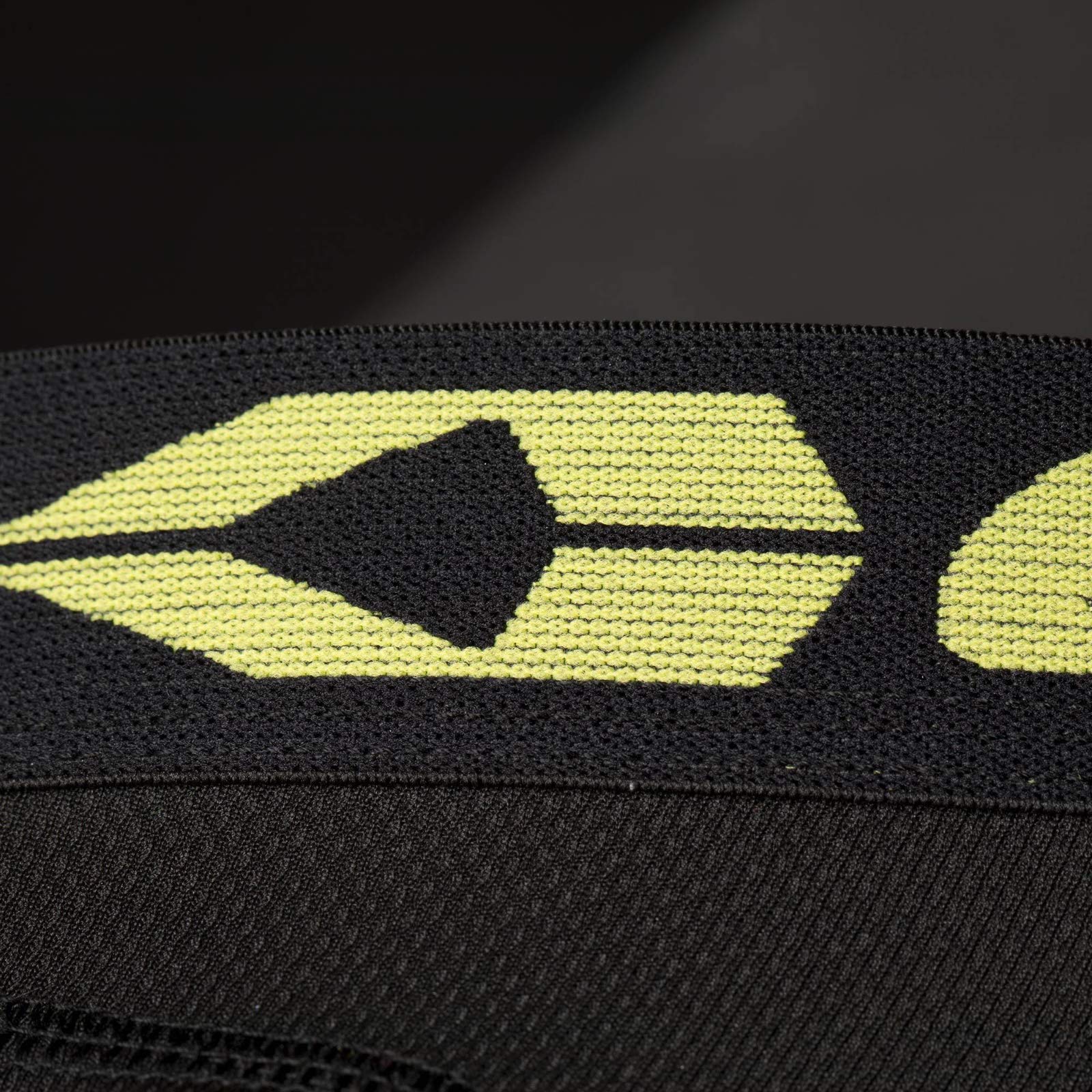 Evs Sports Tug Fusion Socks (Black / Hi-Viz Yellow, Small / Medium)