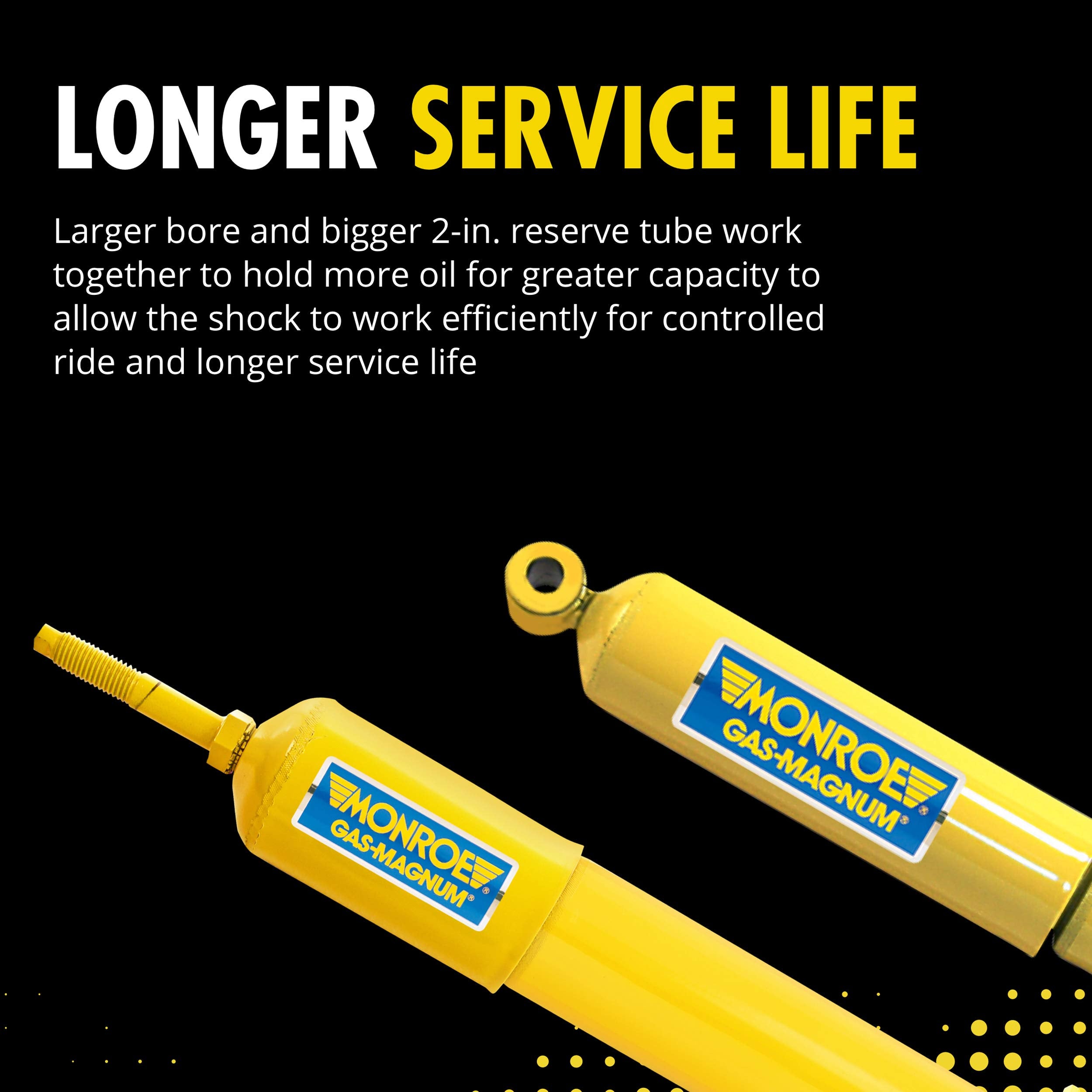 Monroe Gas-Magnum 34690 Suspension Shock Absorber For Chevrolet Silverado 2500 Hd