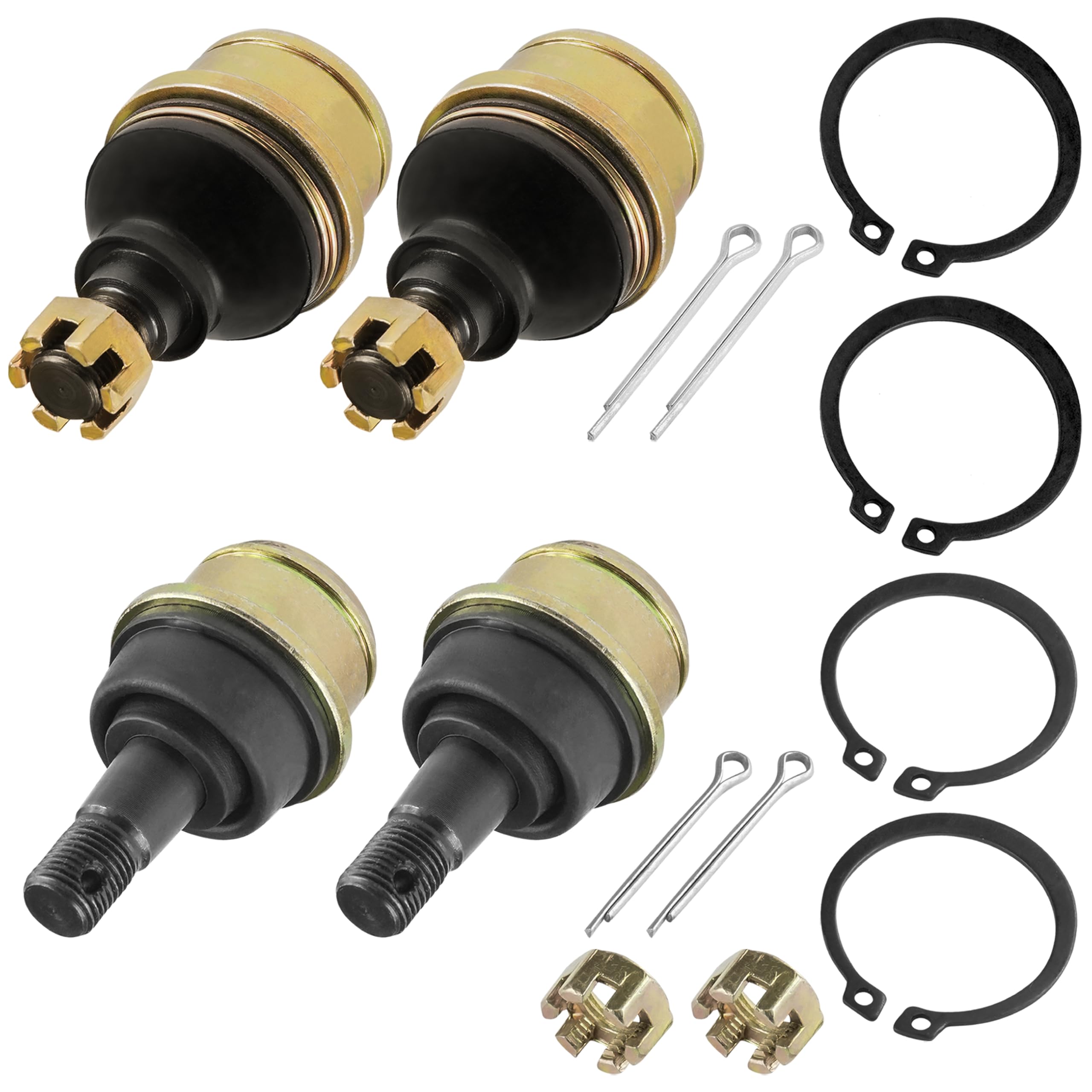 Caltric Ball Joints Compatible with Honda Rancher 420 TRX420FM 2007-2013 Front Upper Lower Lh Rh 4x