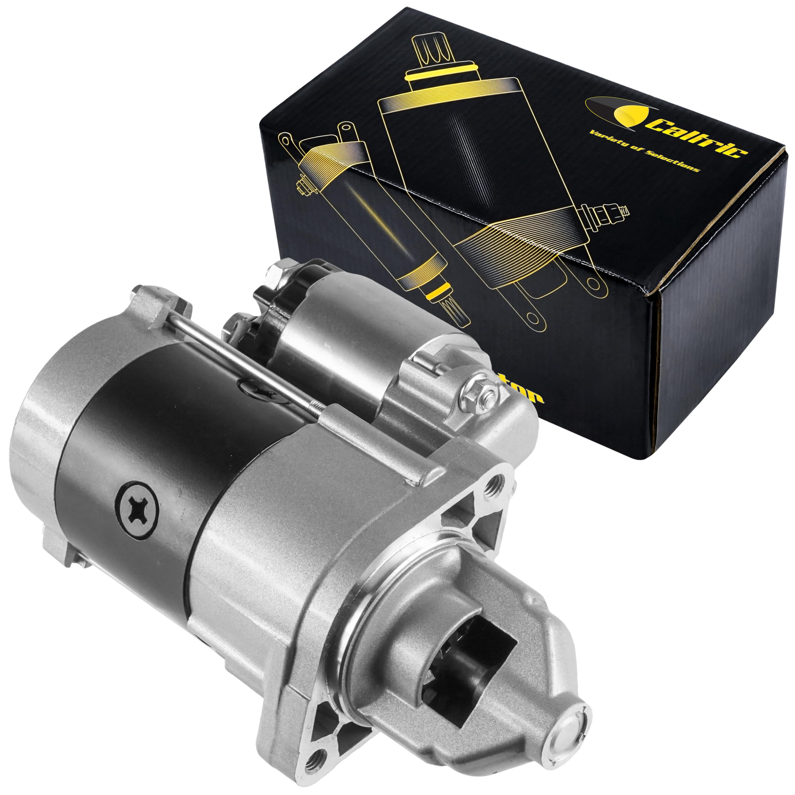 Caltric Compatible Starter Compatible with Kawasaki 4 Stroke Small Engine / 21163-0754 99996-6120
