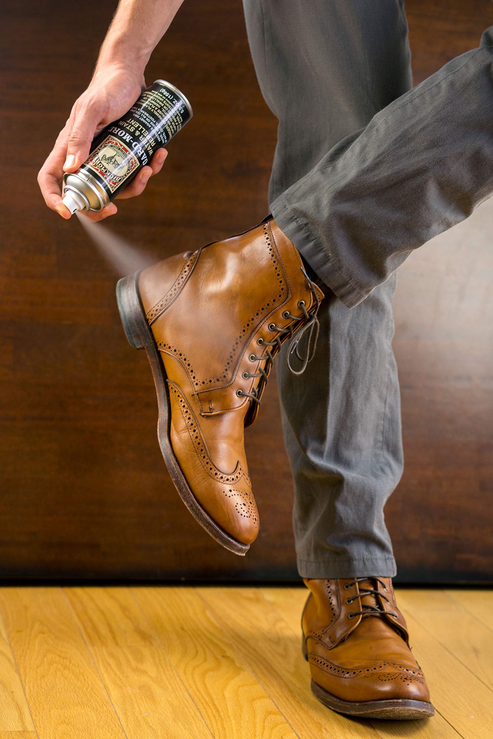 Bickmore Gard-More 5.5oz Water & Stain Repellent Spray - Leather & Suede Protector, Neutral, Model 50-6025