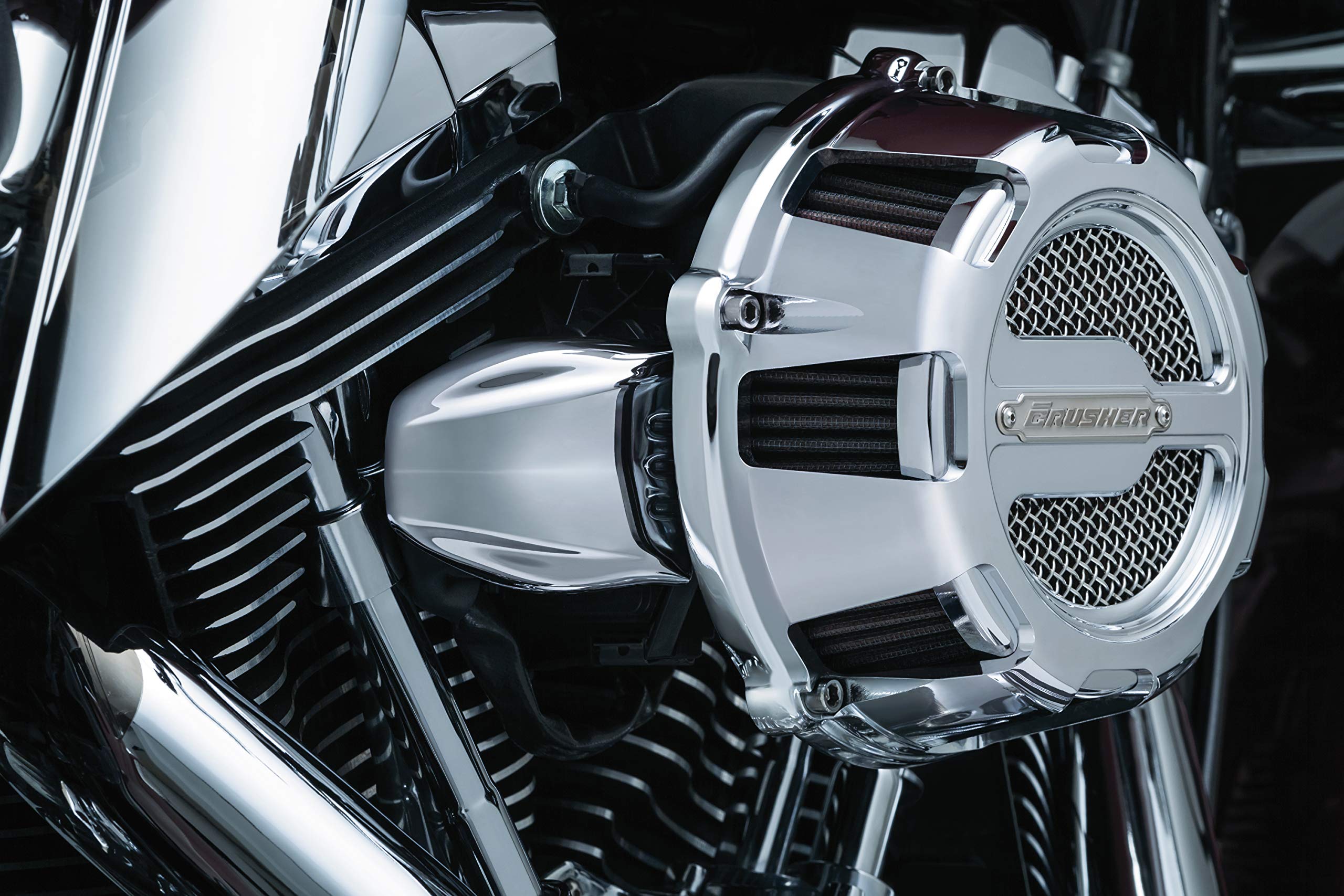 Kuryakyn 9845 Motorcycle Accent Accessory: Bantam Throttle Servo Motor Cover for 2008-17 Harley-Davidson Motorcycles with Kuryak